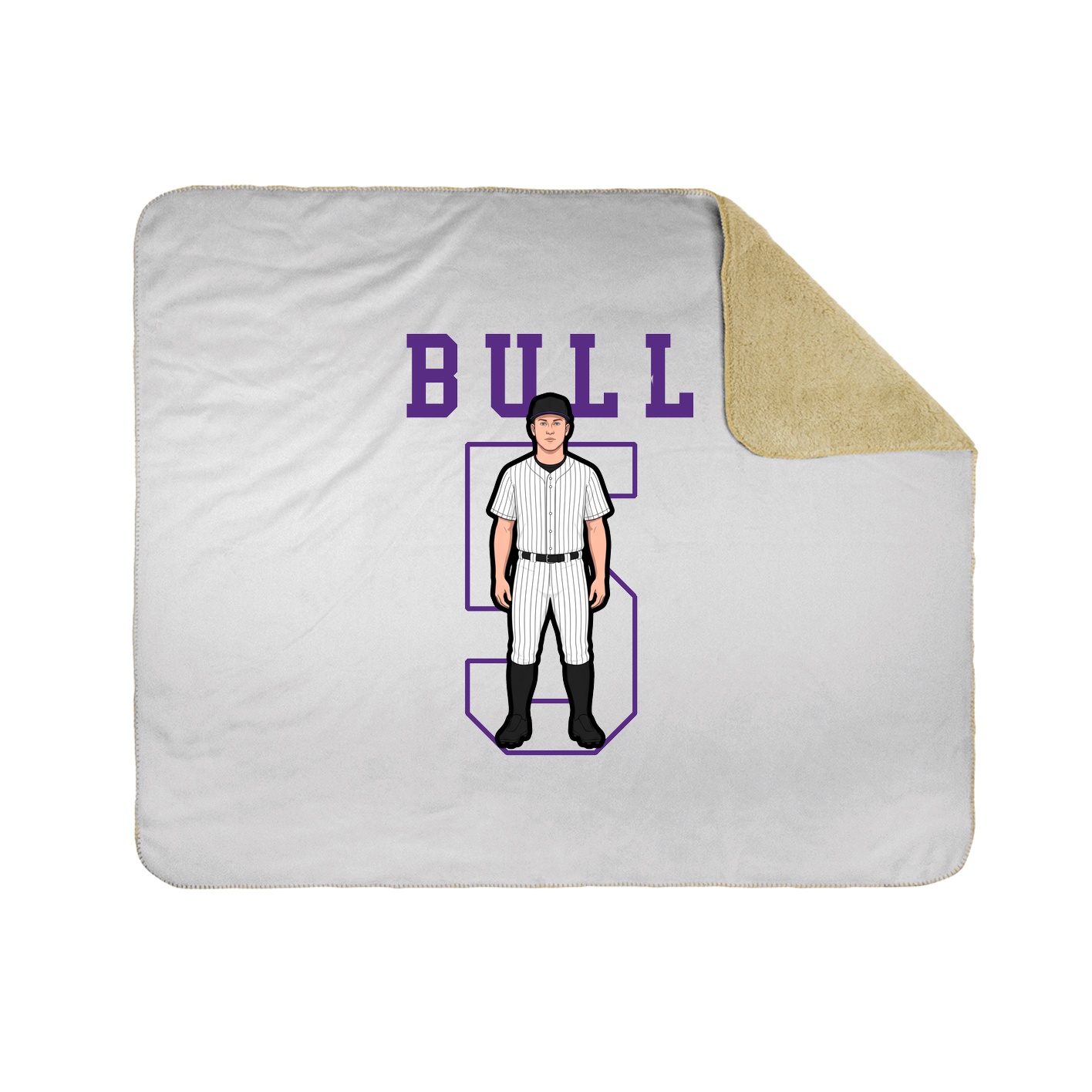 50x60 Sherpa Lined Throw Blanket