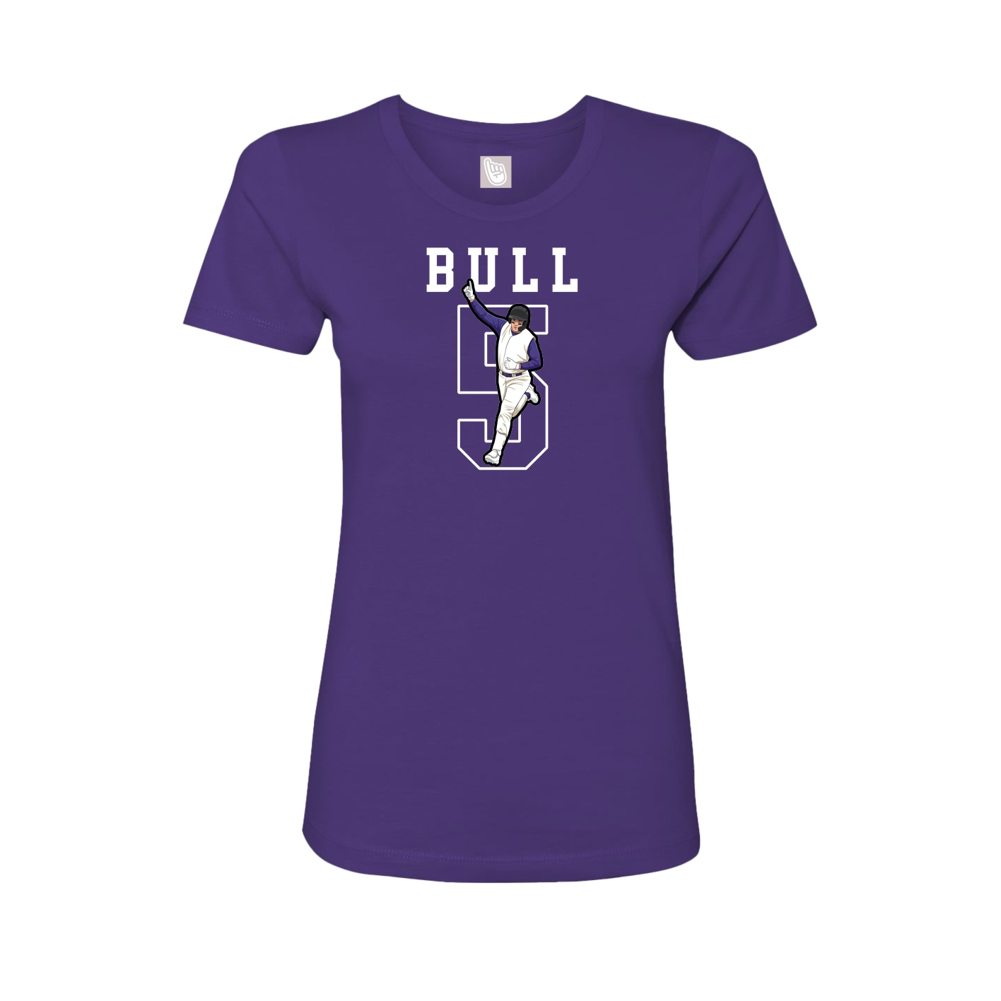 Fitted Women's Tee — Shirsey in Purple