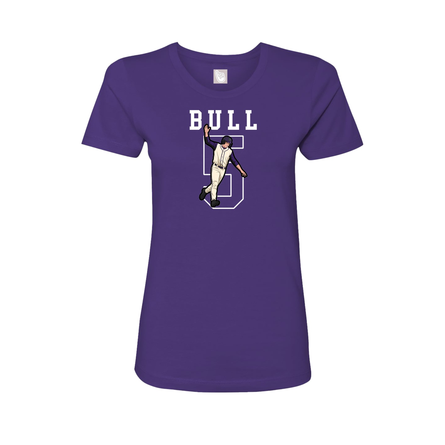 Fitted Women's Tee — Shirsey in Purple