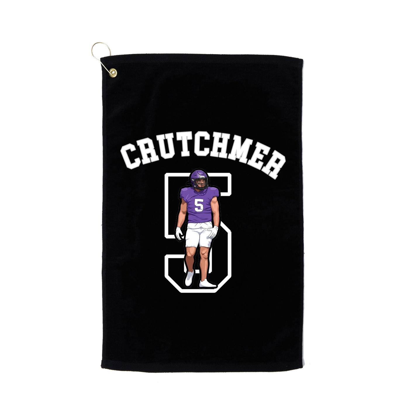 Golf Towel — Shirsey Arch in Black