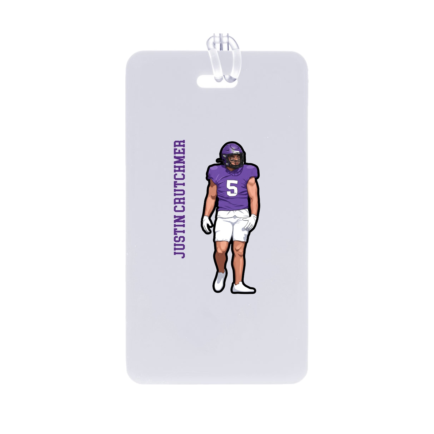 Bag Tag — Name Vertical in Classic