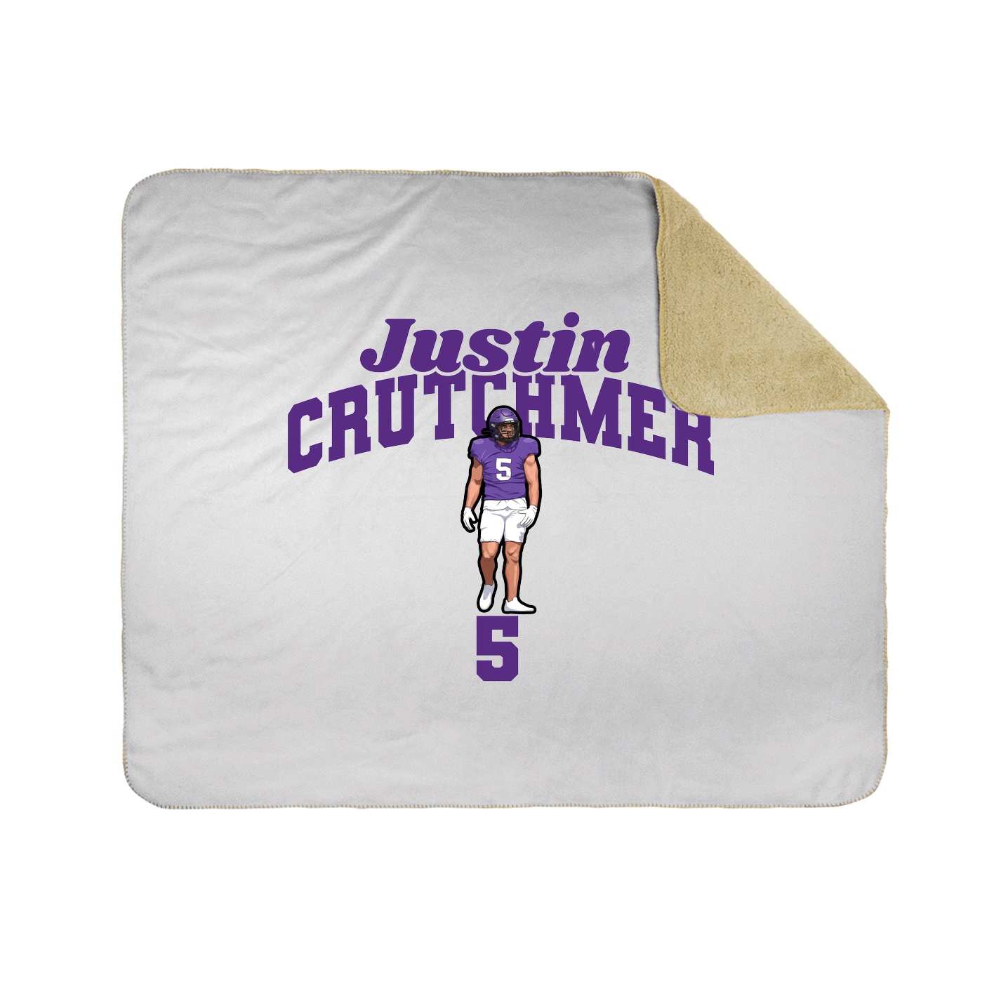 Throw Blanket — Signature Arch in White