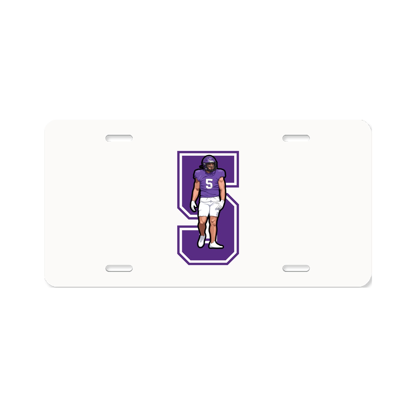 License Plate — Number in Classic