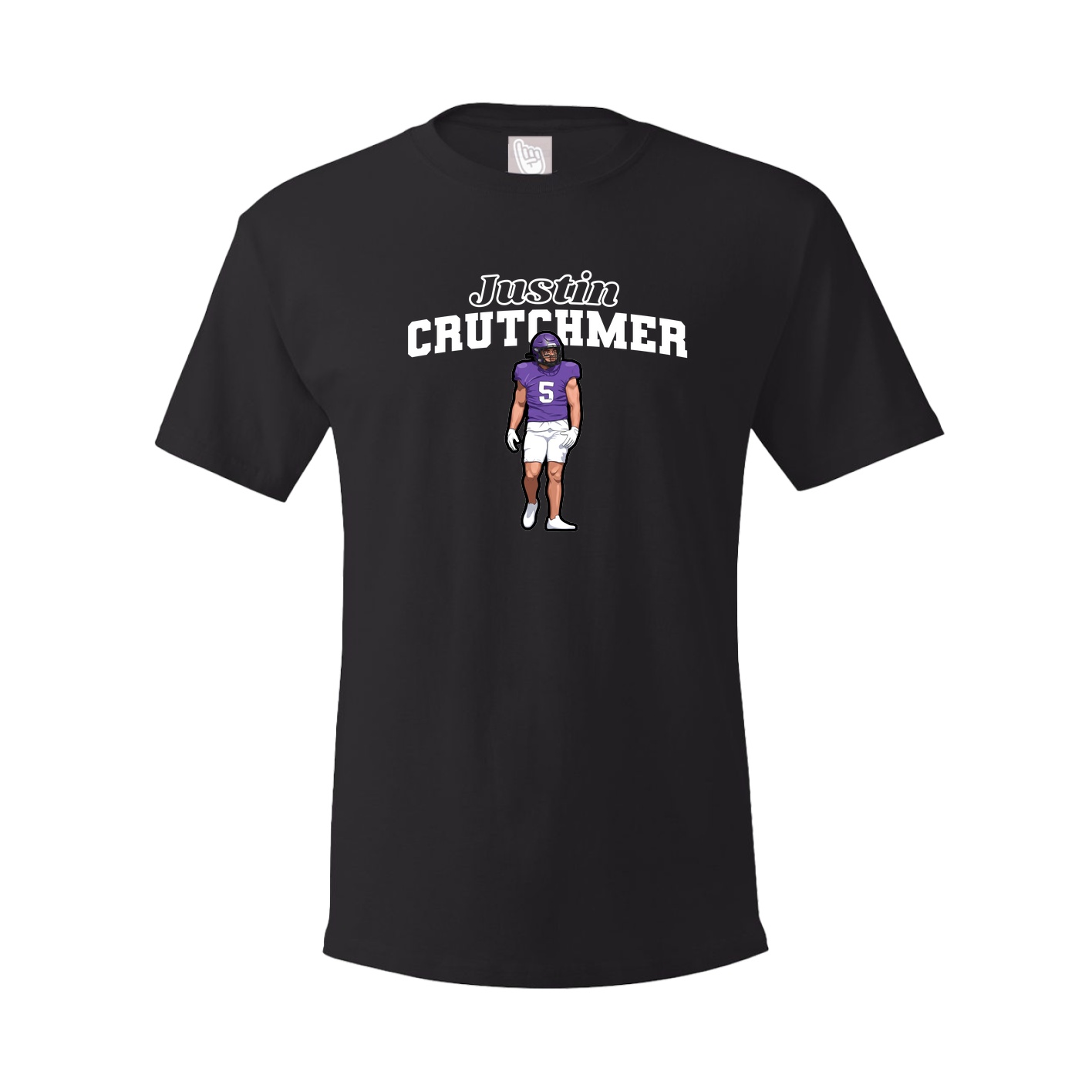 Youth Tee — Name Arch in Black