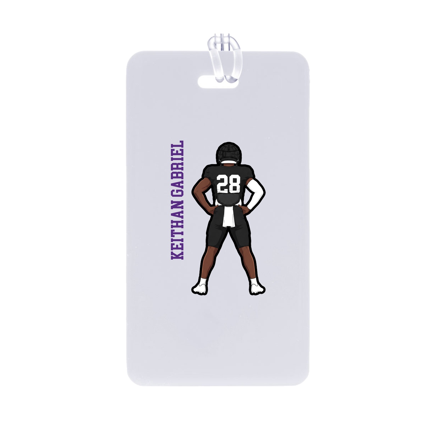 Bag Tag — Name Vertical in Classic