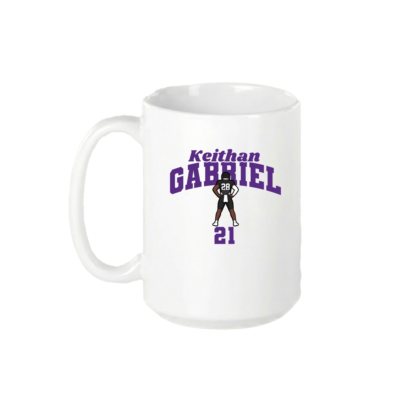 15oz Coffee Mug — Signature Arch in White