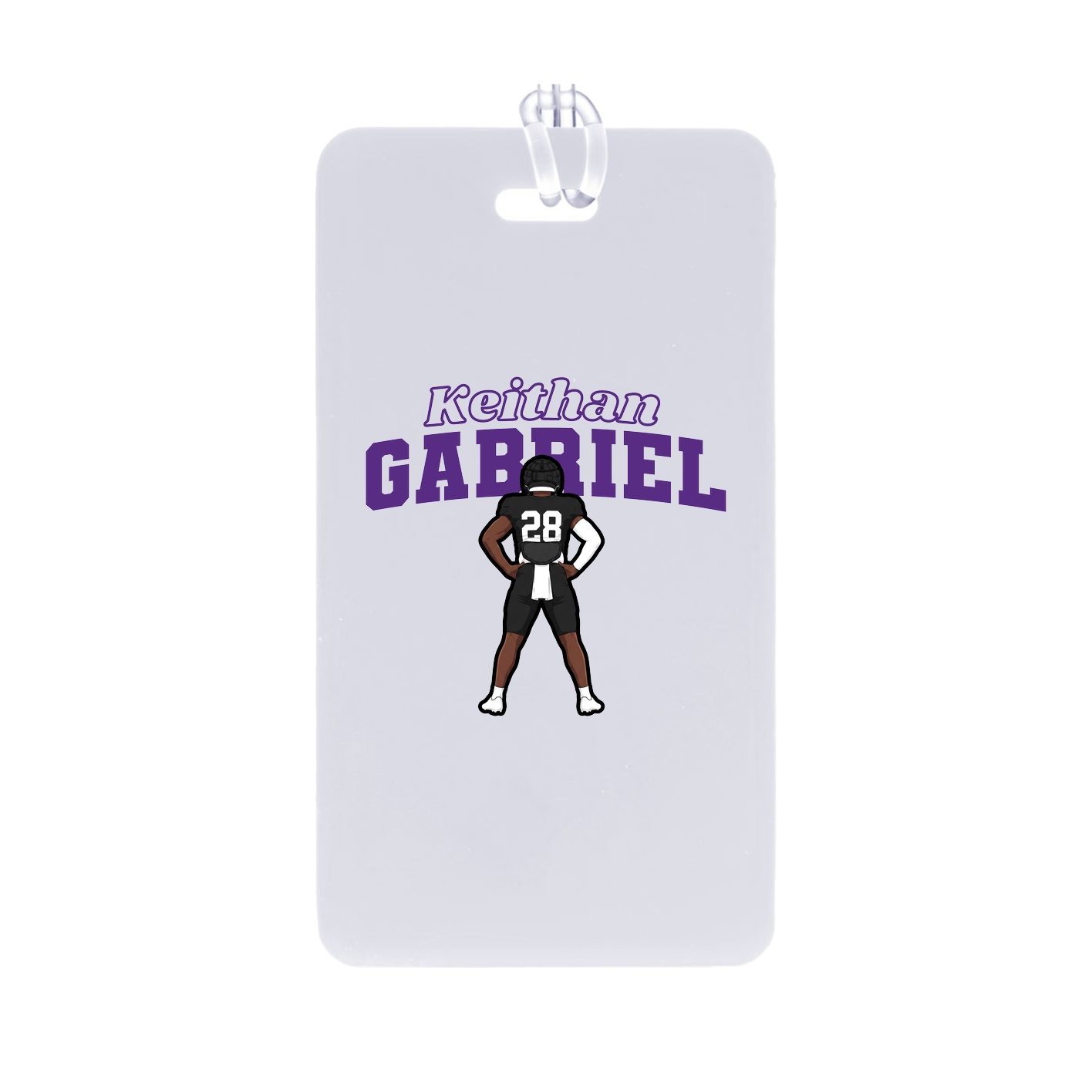 Bag Tag — Name Arch in Classic