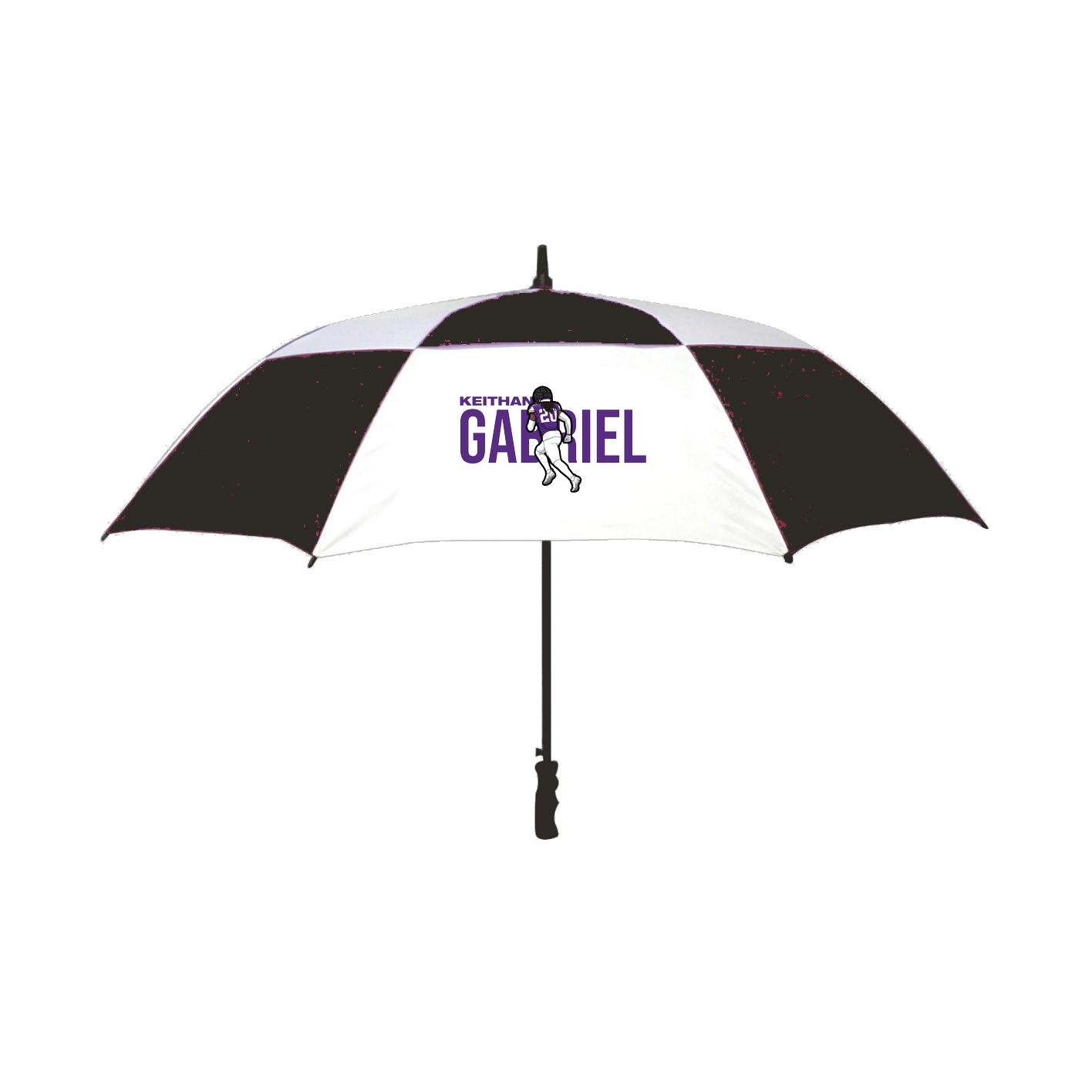 Golf Umbrella — Player Name in Black