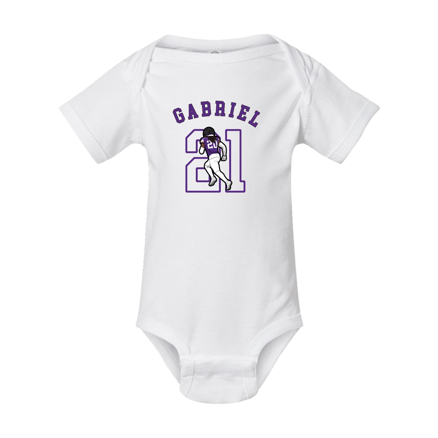 Baby Onesie — Shirsey Arch in White