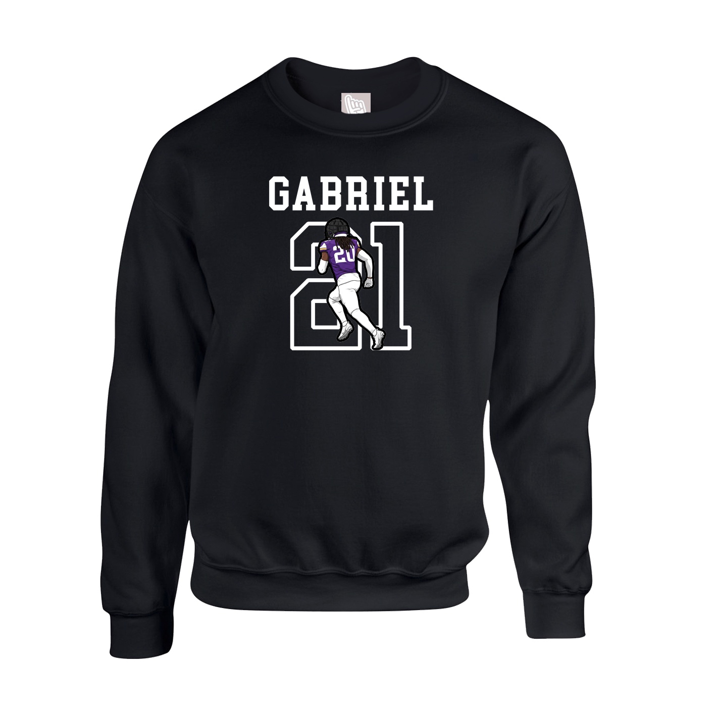 Fleece Crew — Shirsey in Black