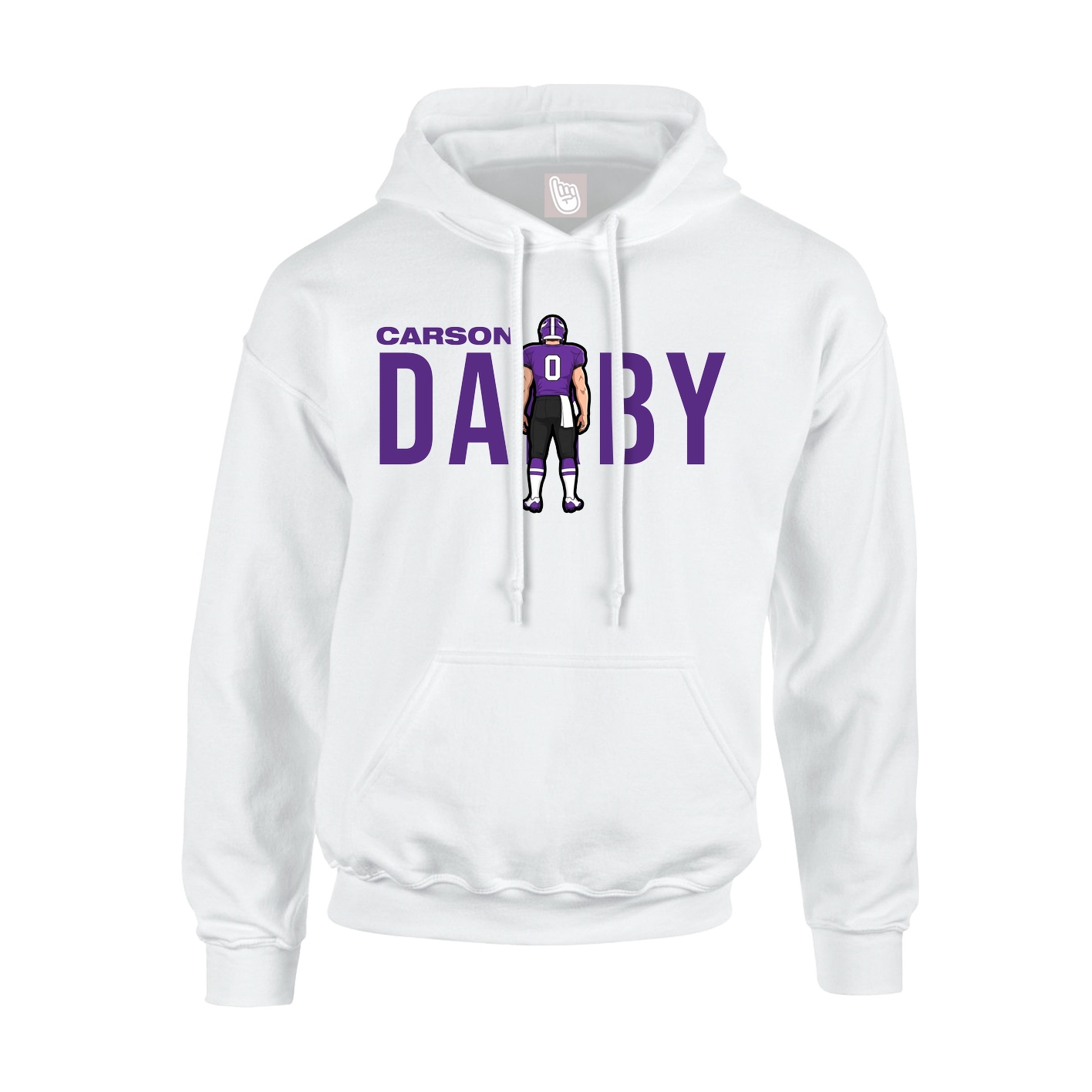 Hoodie — Player Name in White
