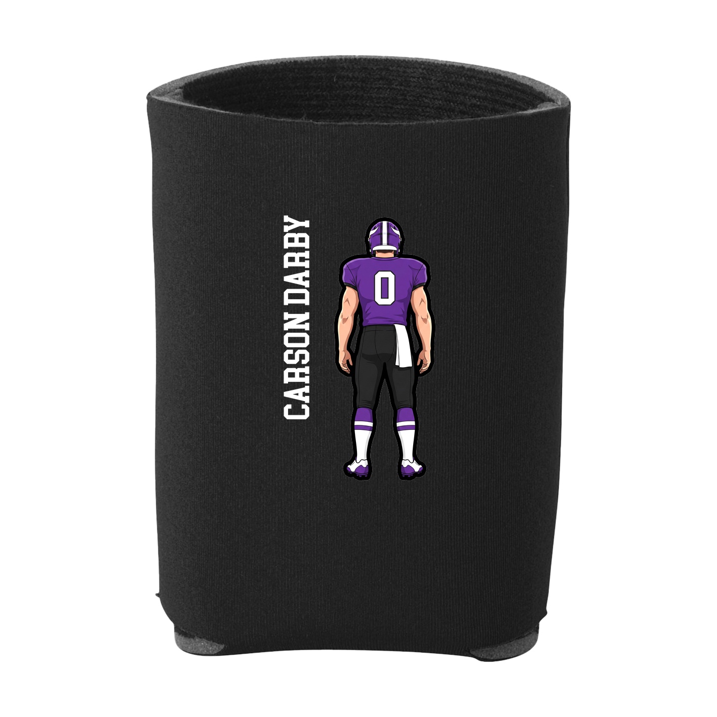 Can Holder — Name Vertical in Black