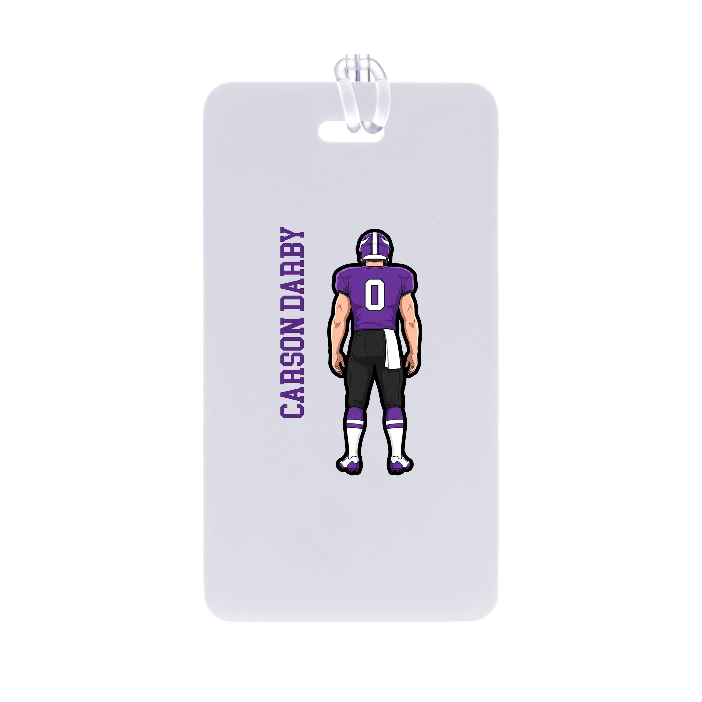 Bag Tag — Name Vertical in Classic