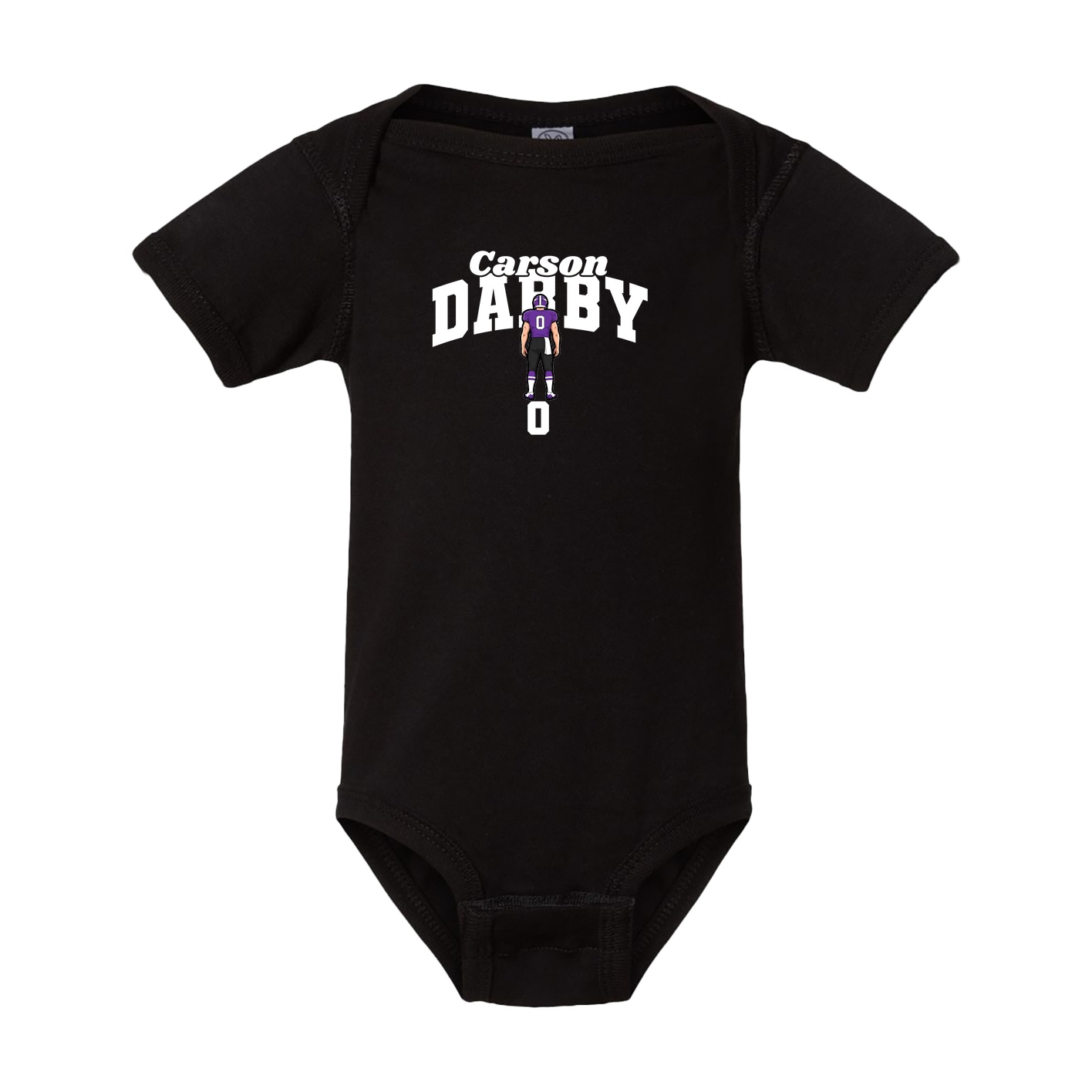 Baby Onesie — Signature Arch in Black