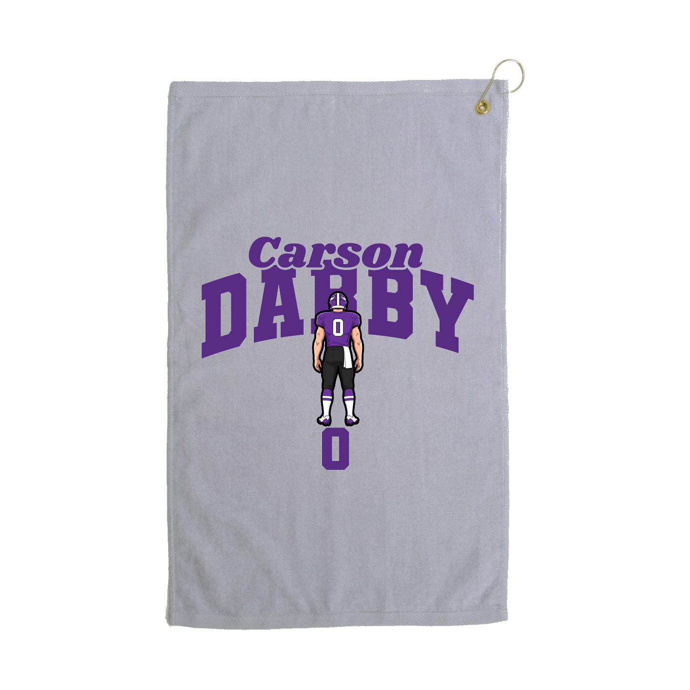 Golf Towel — Signature Arch in Grey