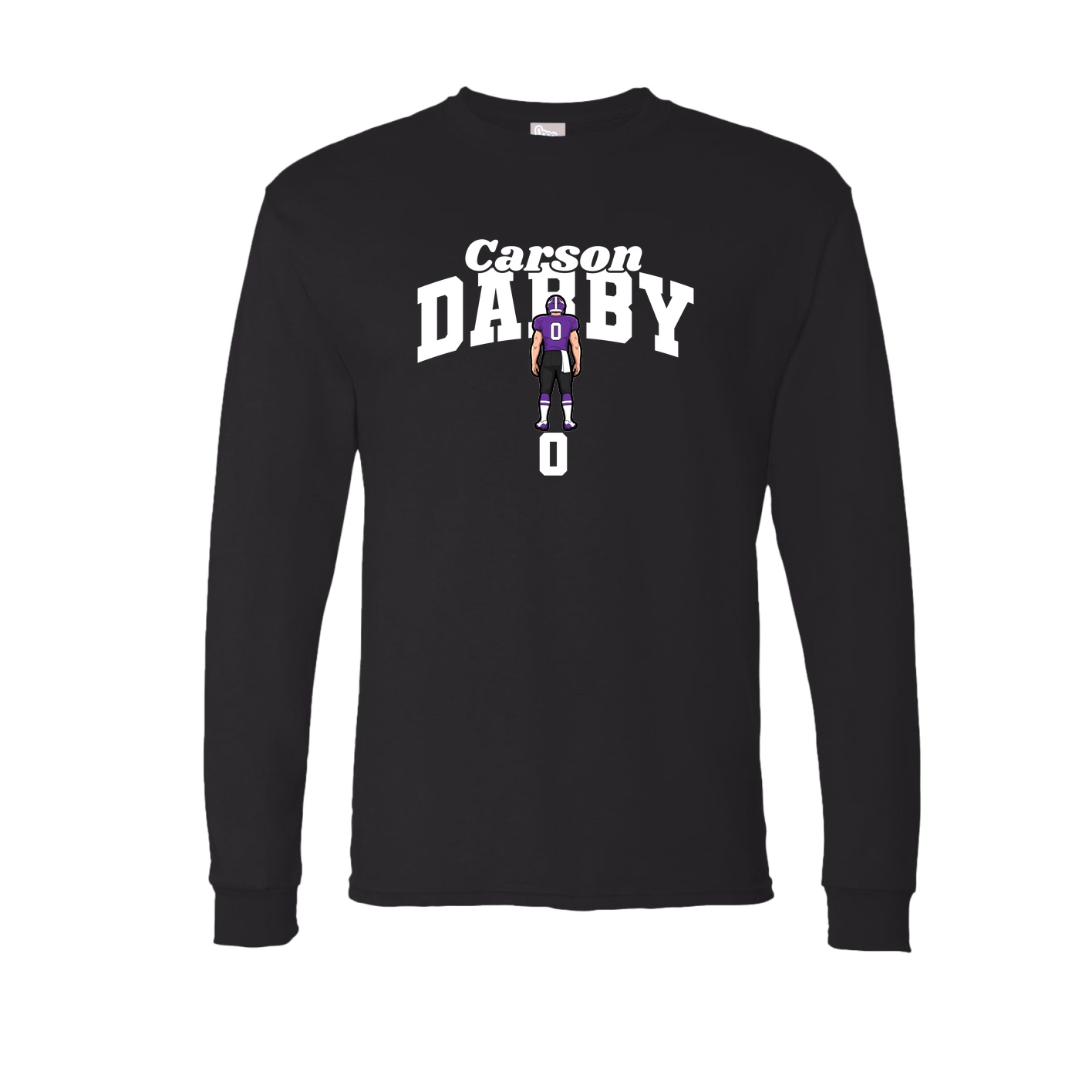 Long Sleeve Tee — Signature Arch in Black