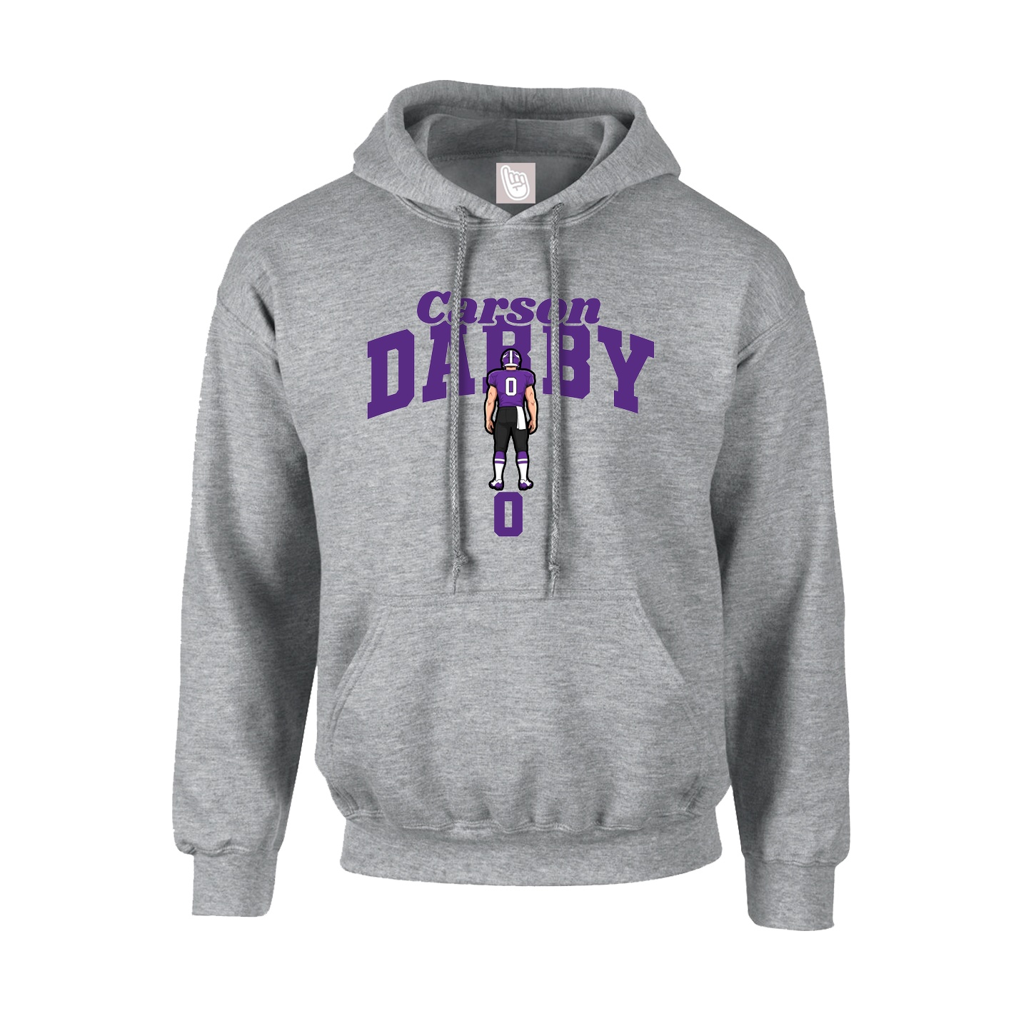 Hoodie — Signature Arch in Grey