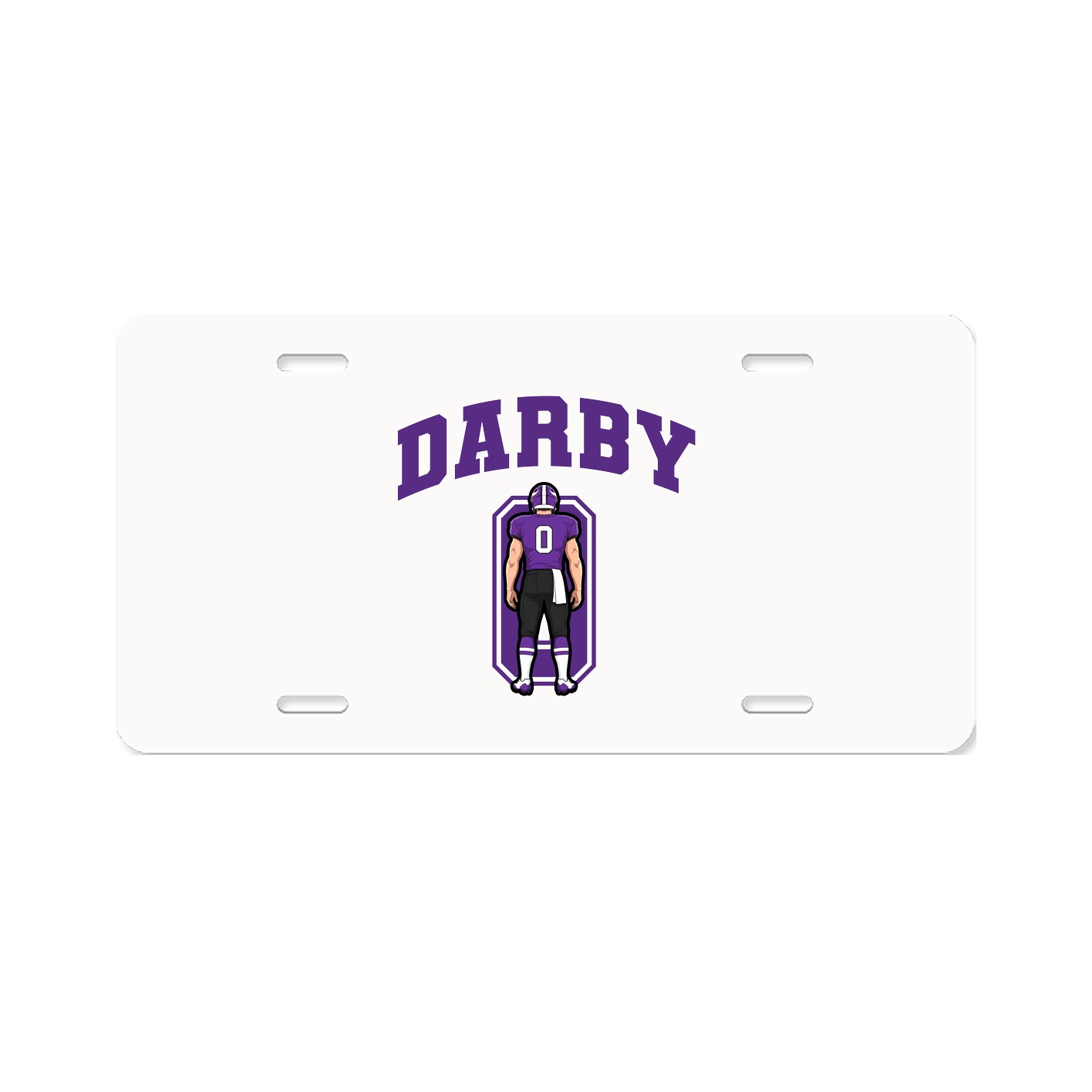 License Plate — Number in Classic