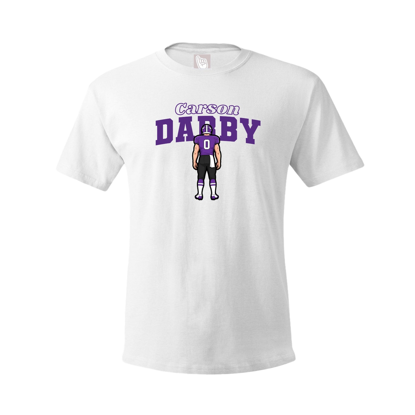 Tee — Name Arch in White