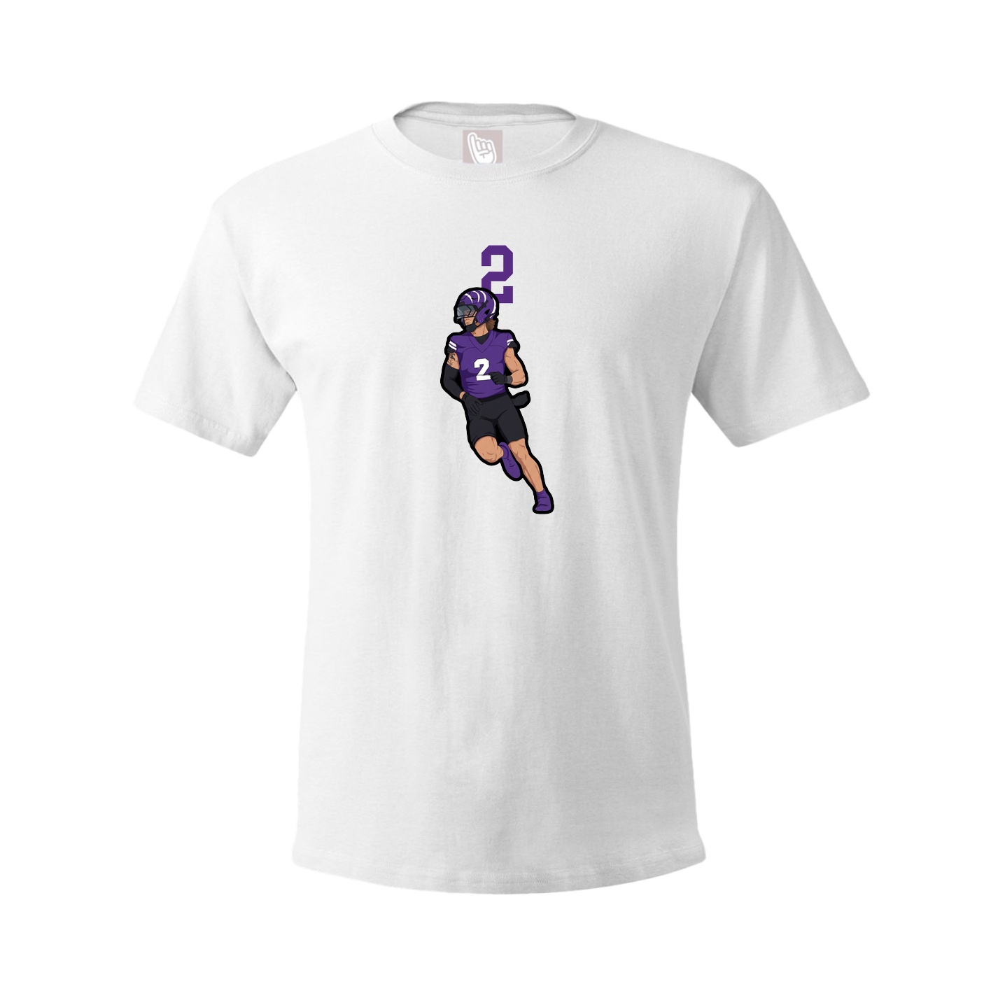 Tee — Number Top in White