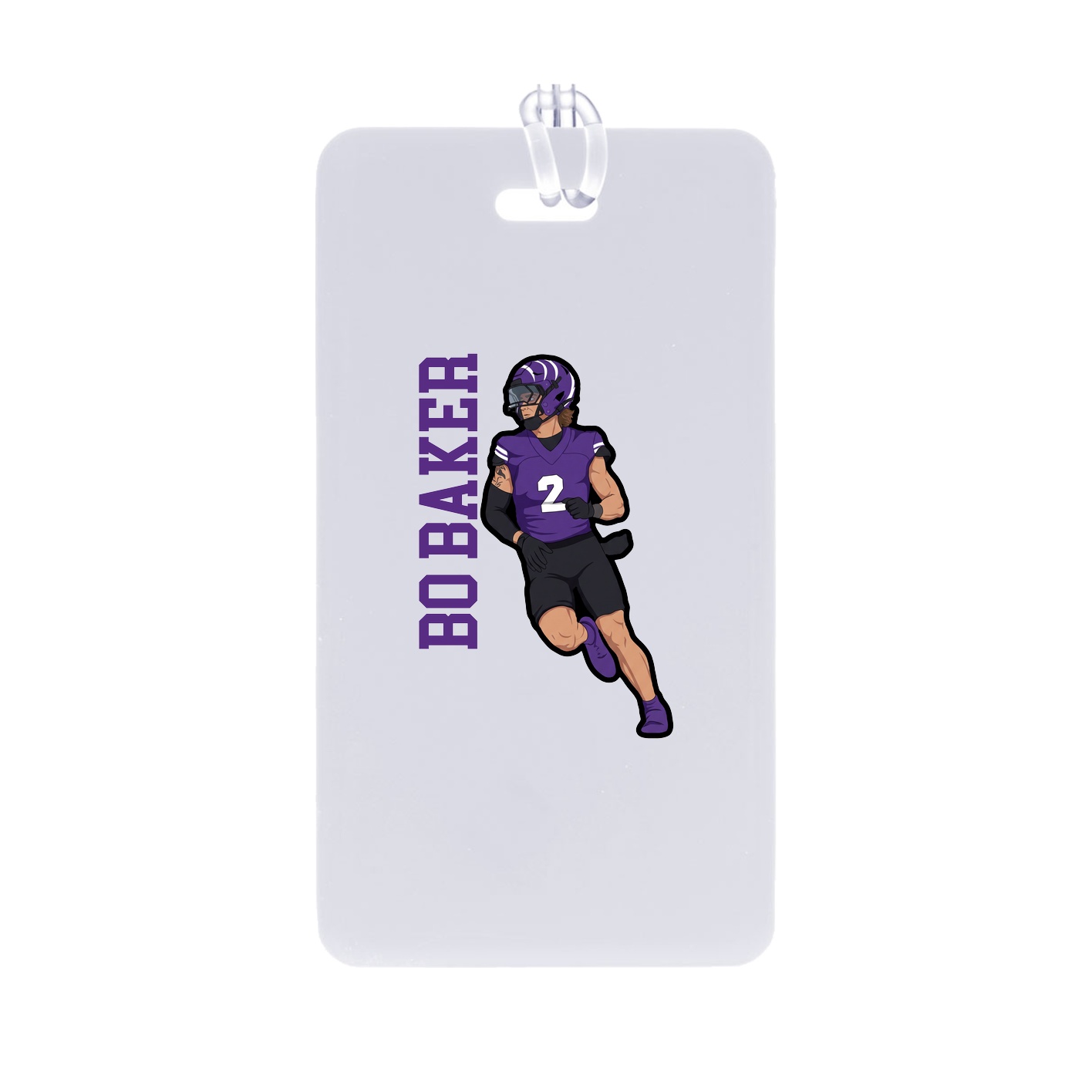 Bag Tag — Name Vertical in Classic