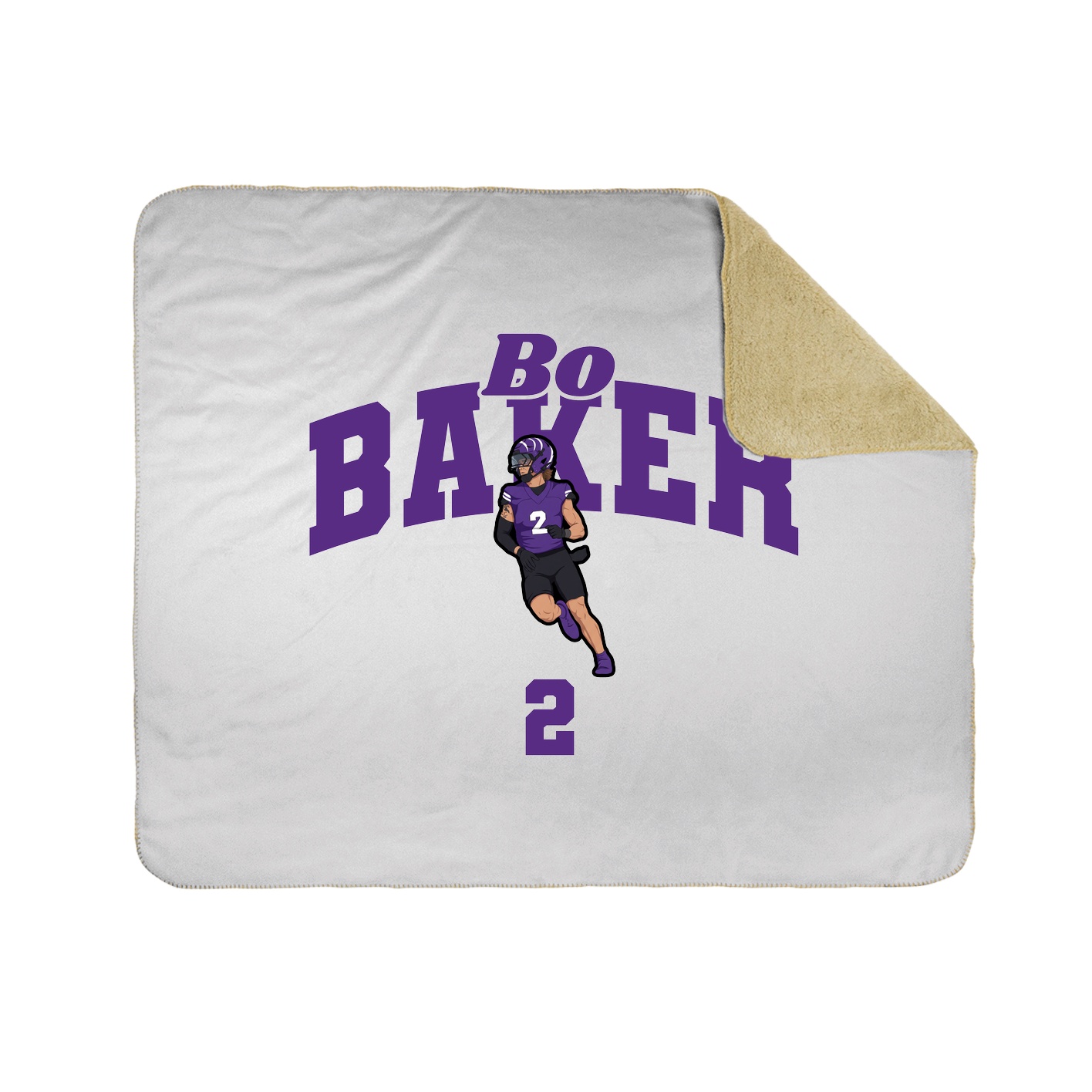 Throw Blanket — Signature Arch in White