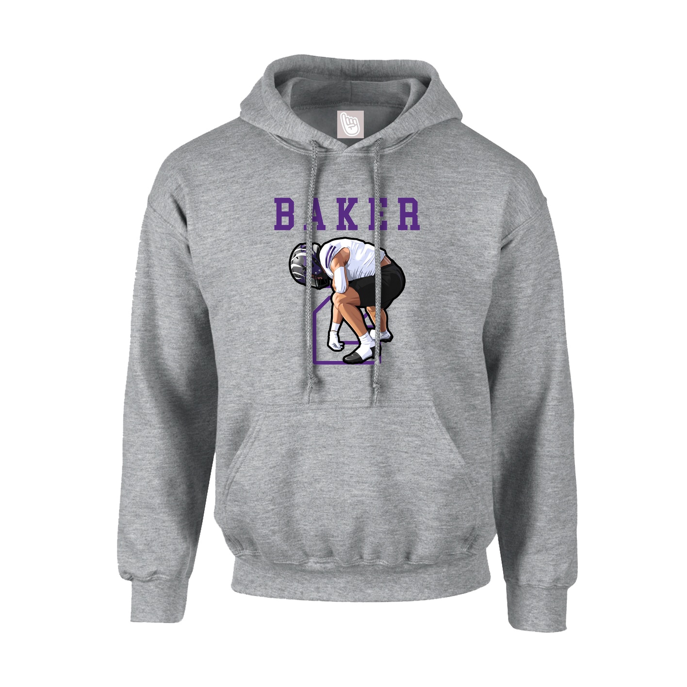 Hoodie — Shirsey in Grey
