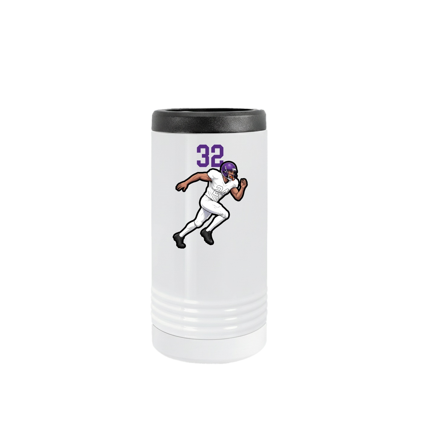 Slim Beverage Holder — Number Top in White