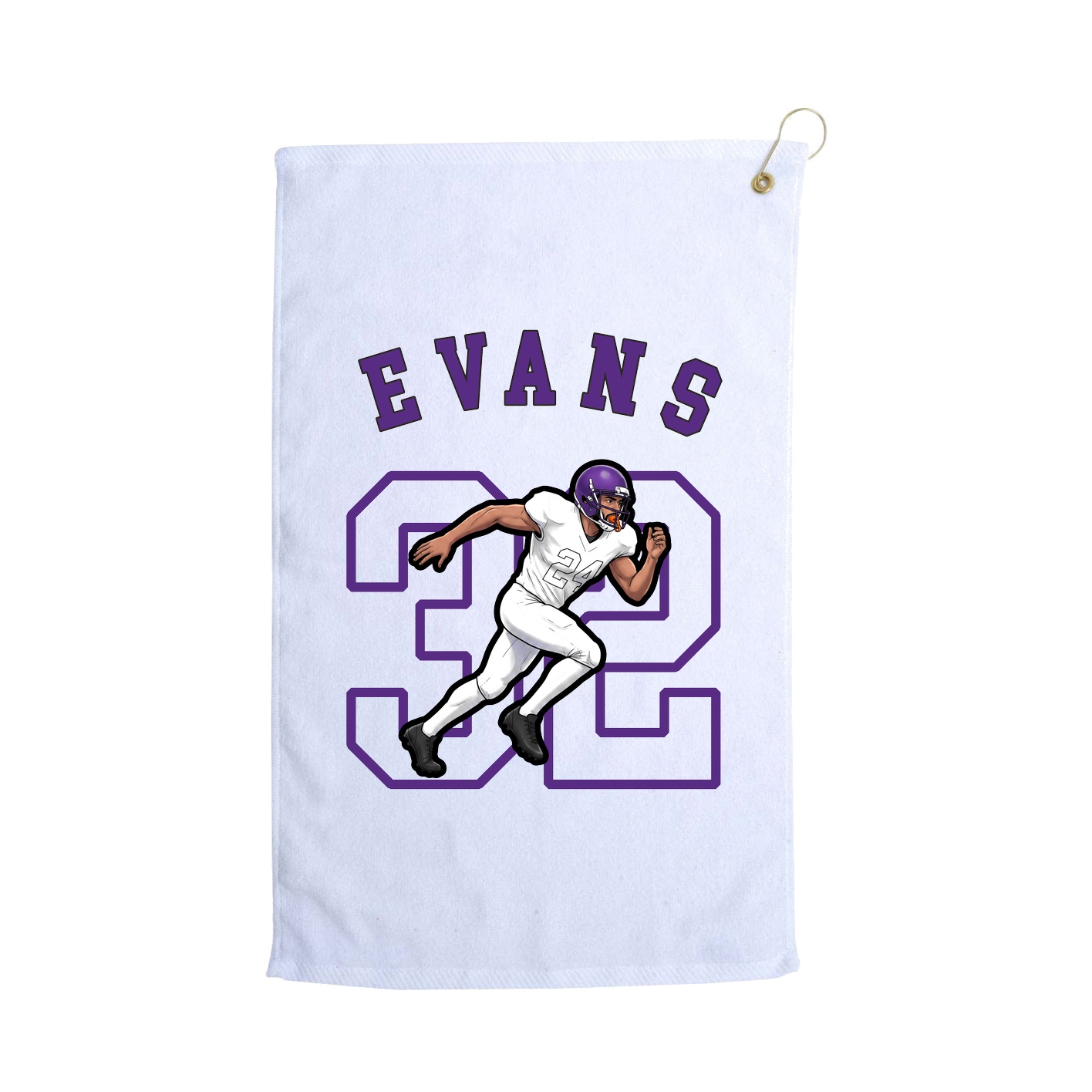 Golf Towel — Shirsey Arch in White