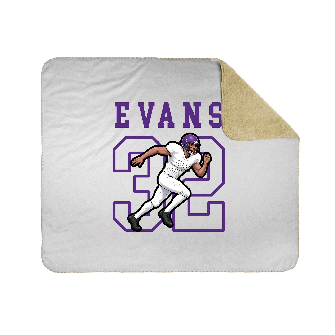 Throw Blanket — Shirsey in White