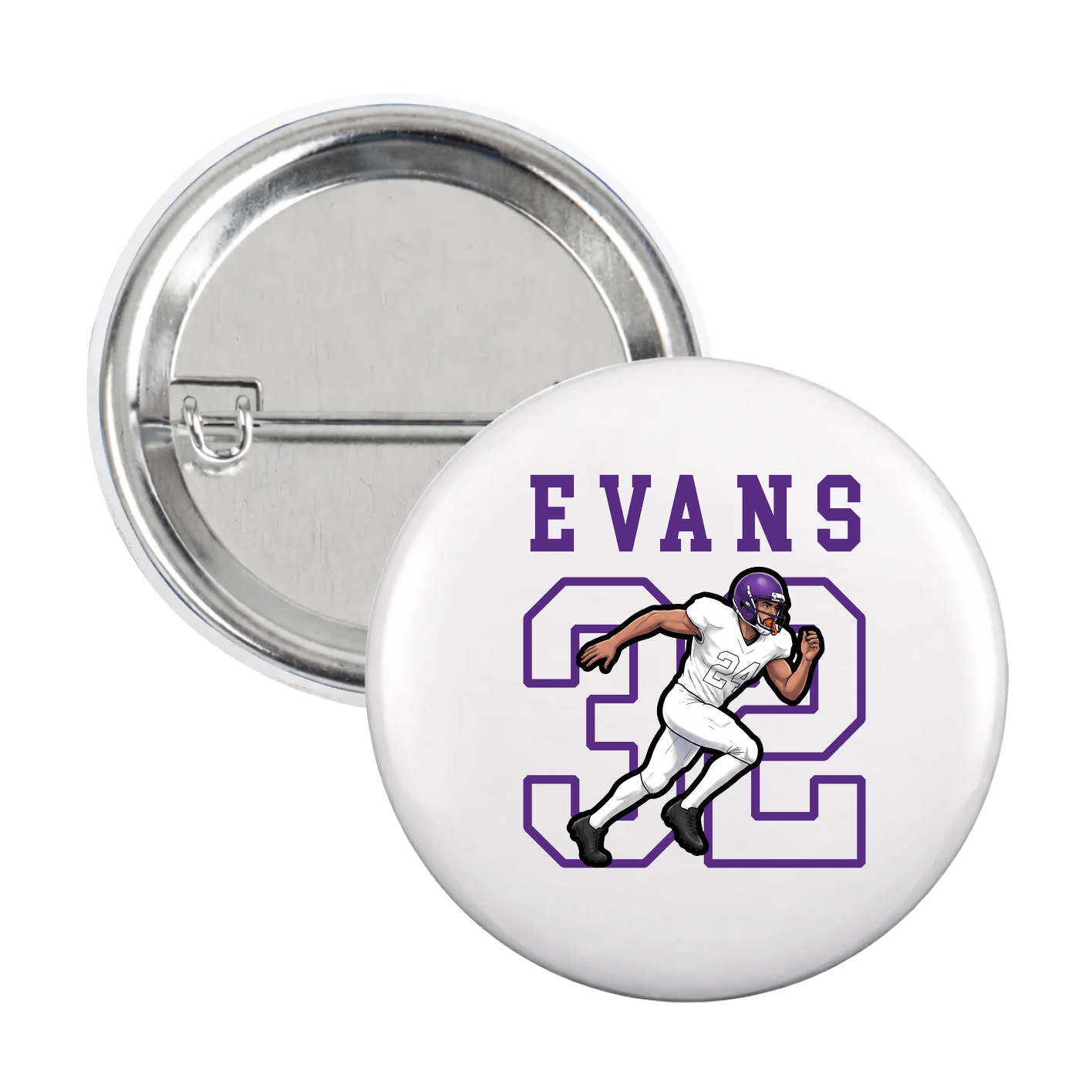 Game Day Button — Shirsey in White