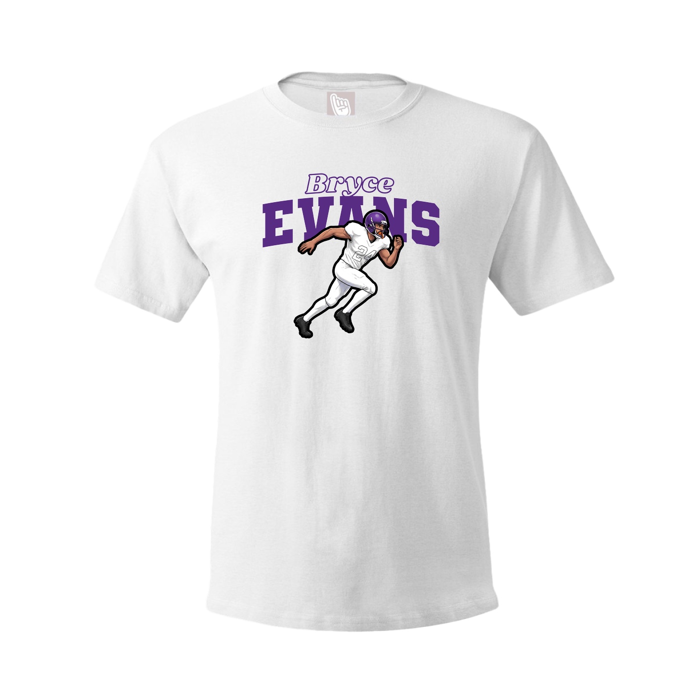 Tee — Name Arch in White