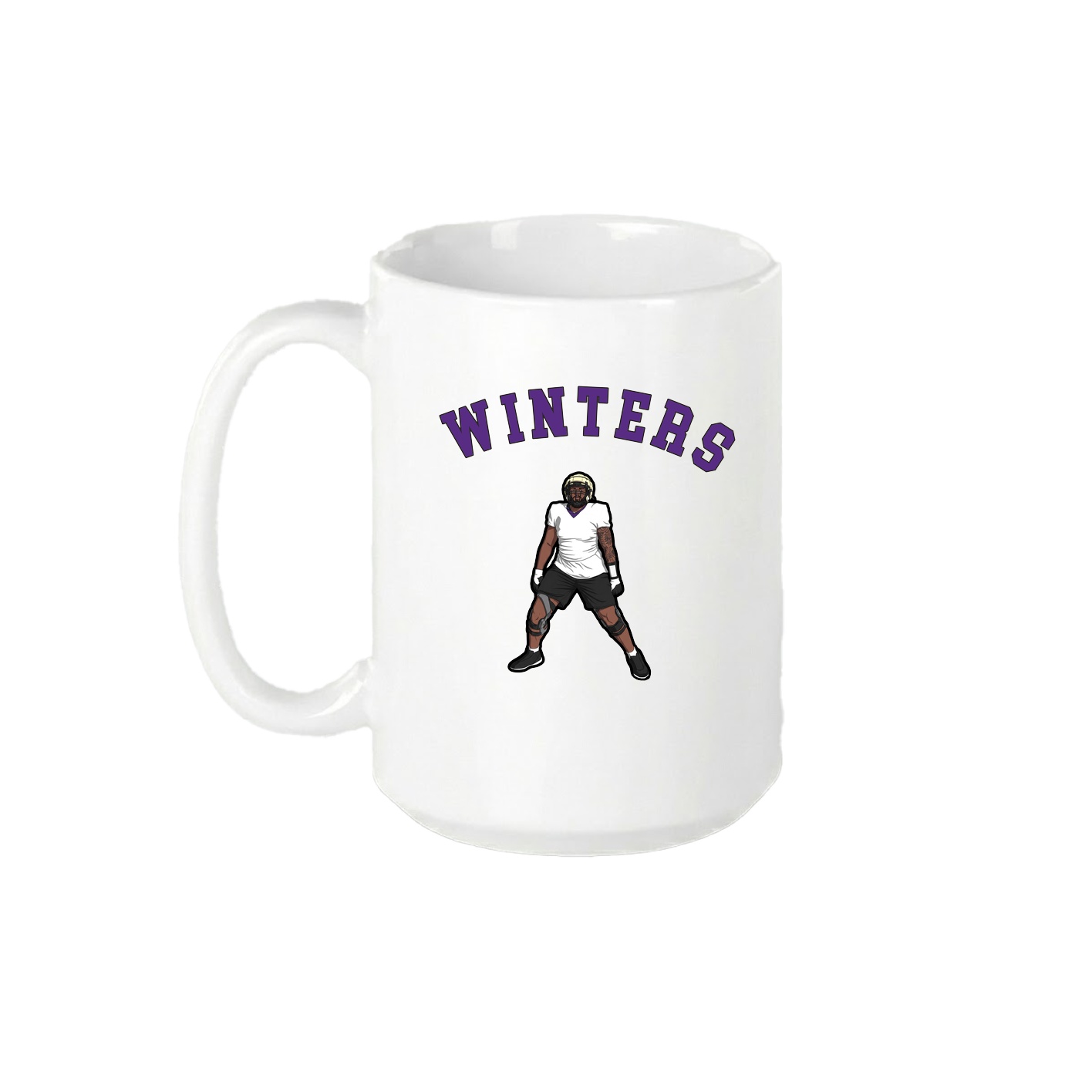 15oz Coffee Mug — Shirsey Arch in White