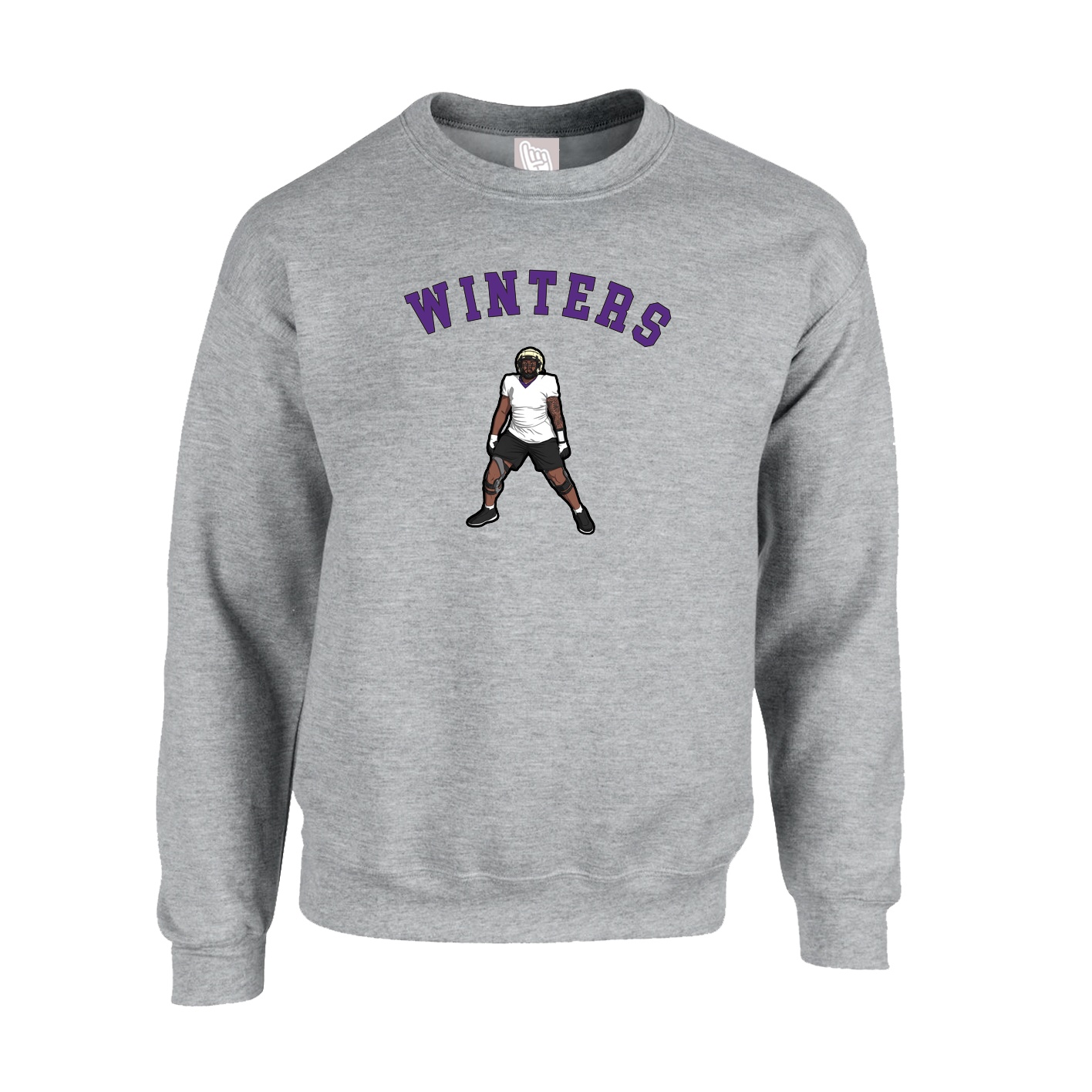 Fleece Crew — Shirsey Arch in Grey