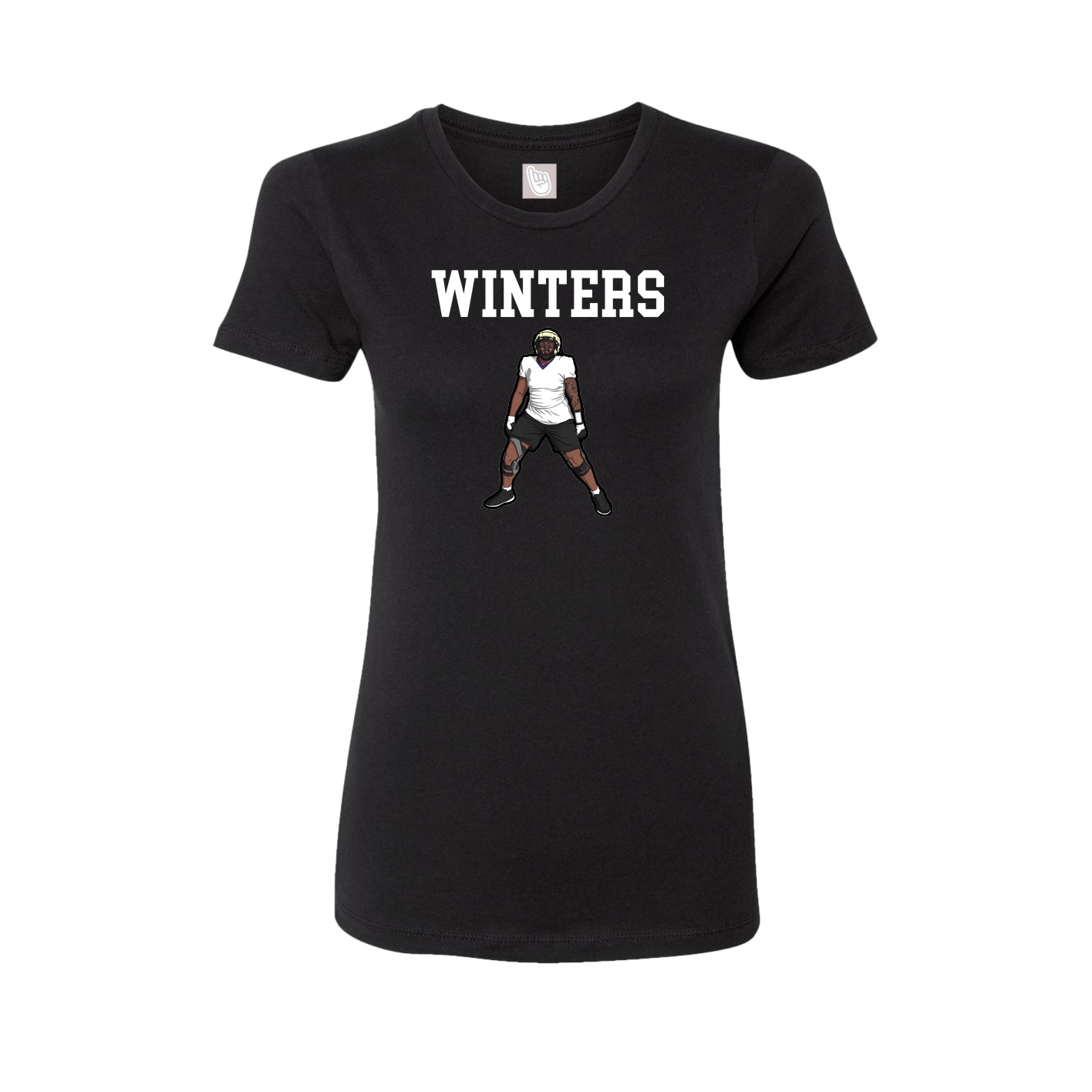 Fitted Women's Tee — Shirsey in Black