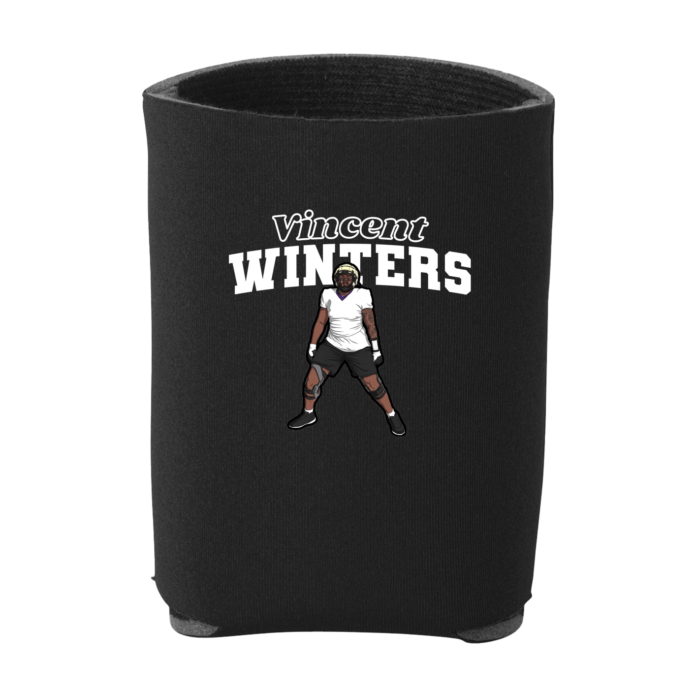 Can Holder — Name Arch in Black