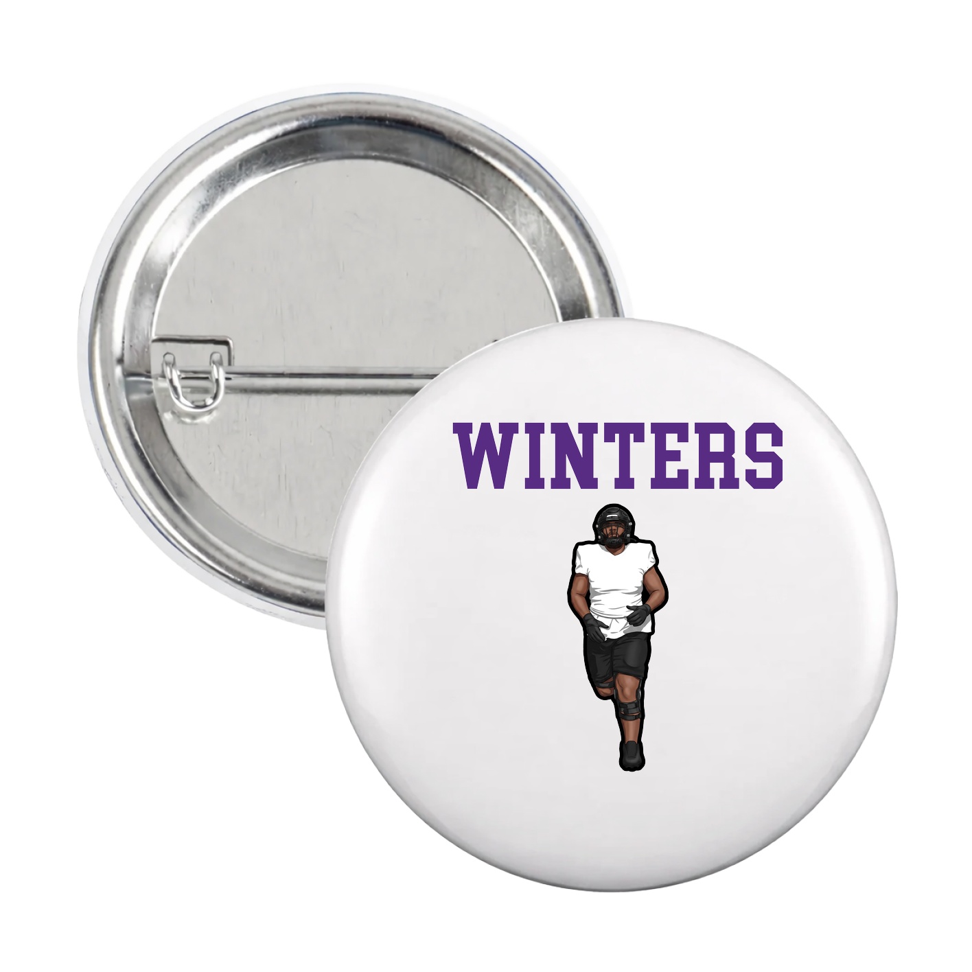 Game Day Button — Shirsey in White