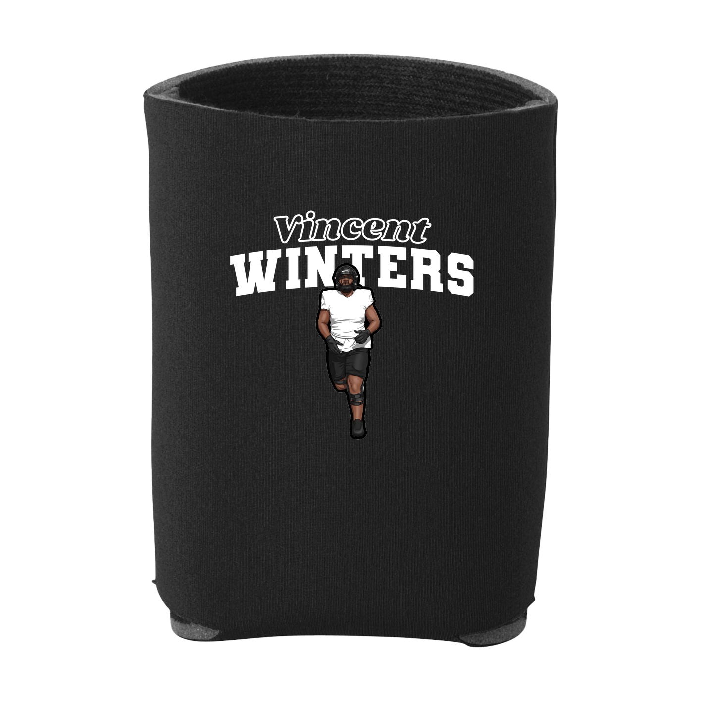 Can Holder — Name Arch in Black