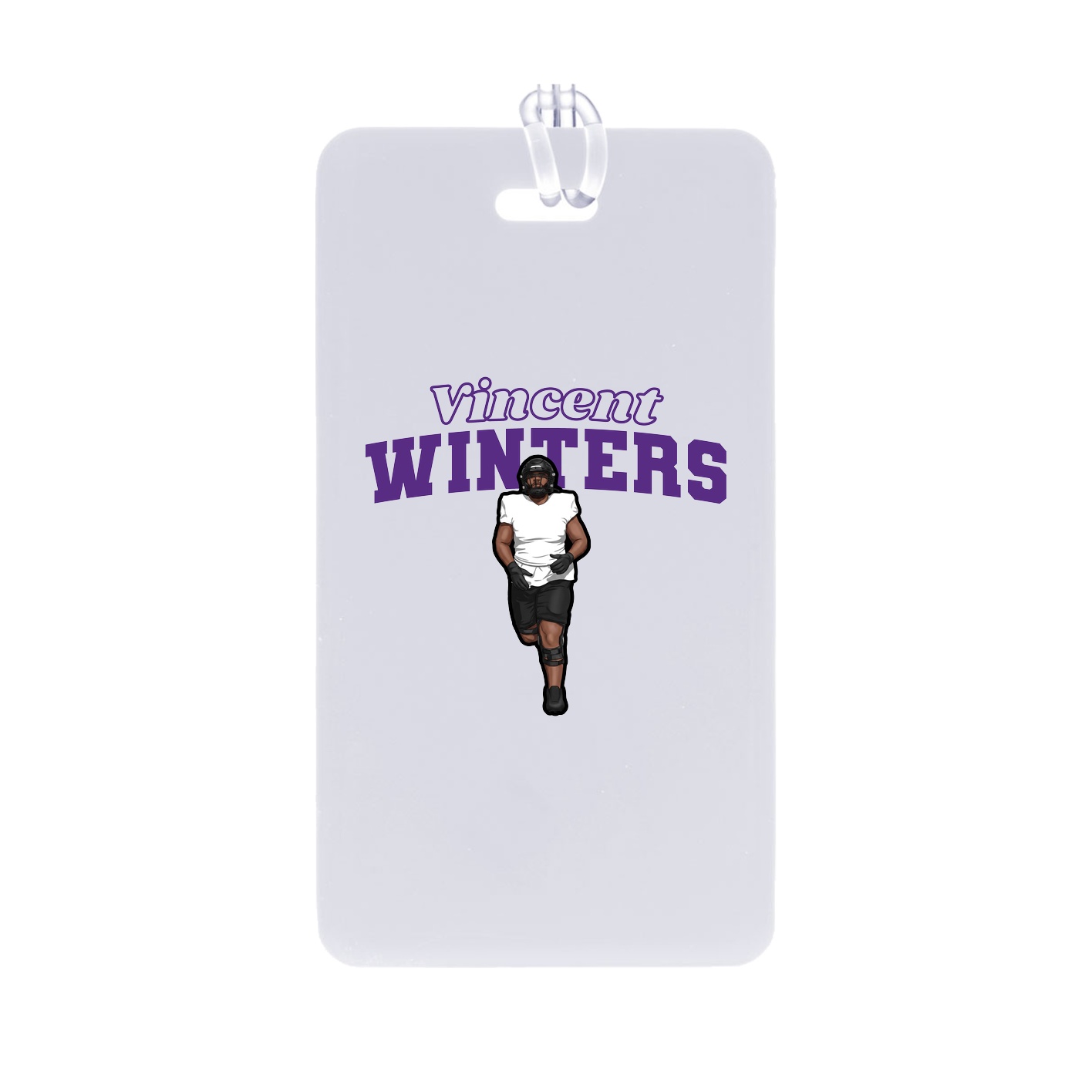 Bag Tag — Name Arch in Classic