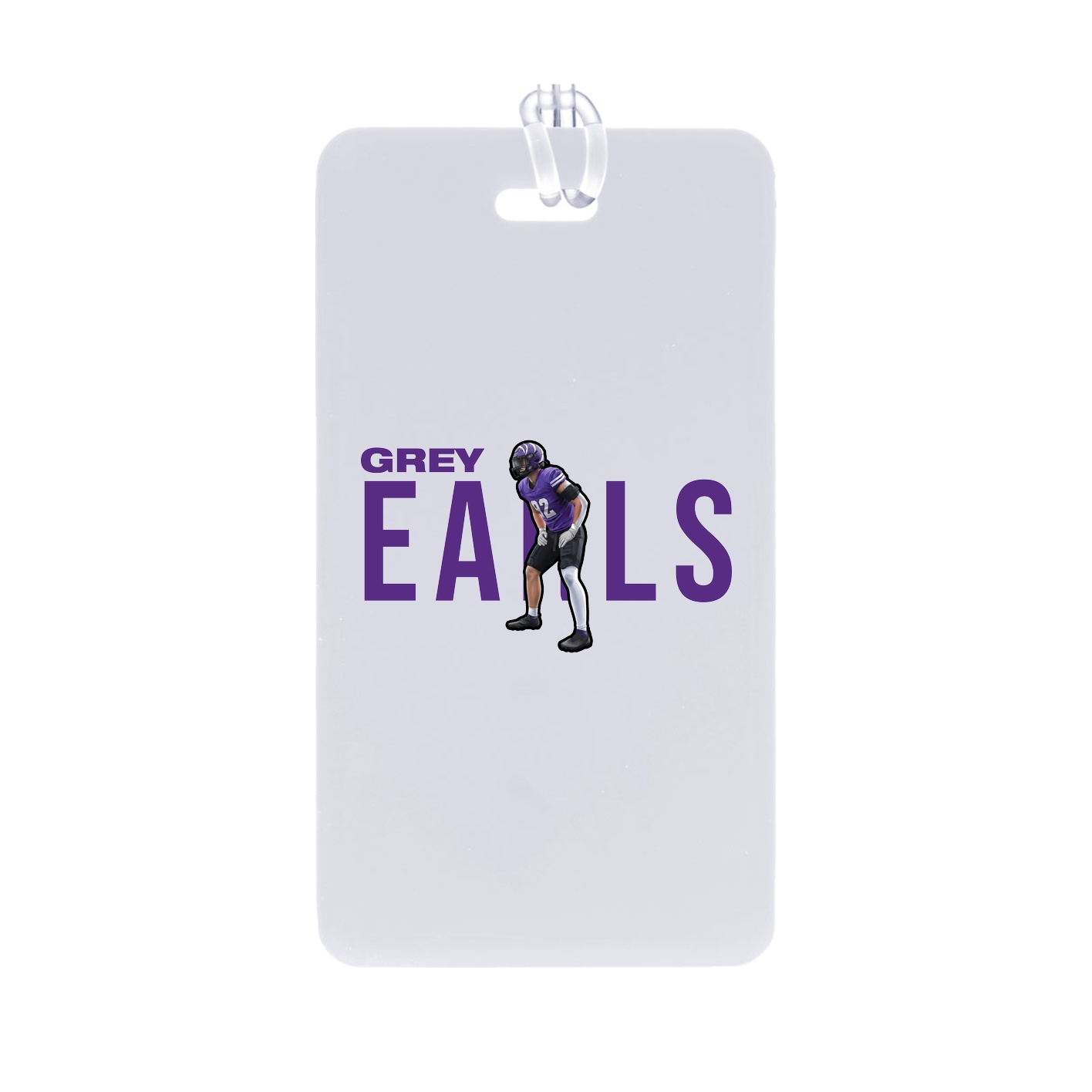 Bag Tag — Player Name in Classic