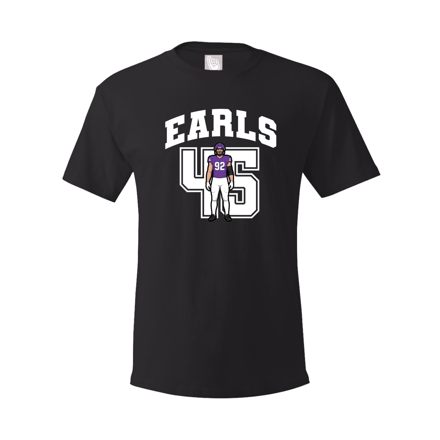 Youth Tee — Number in Black