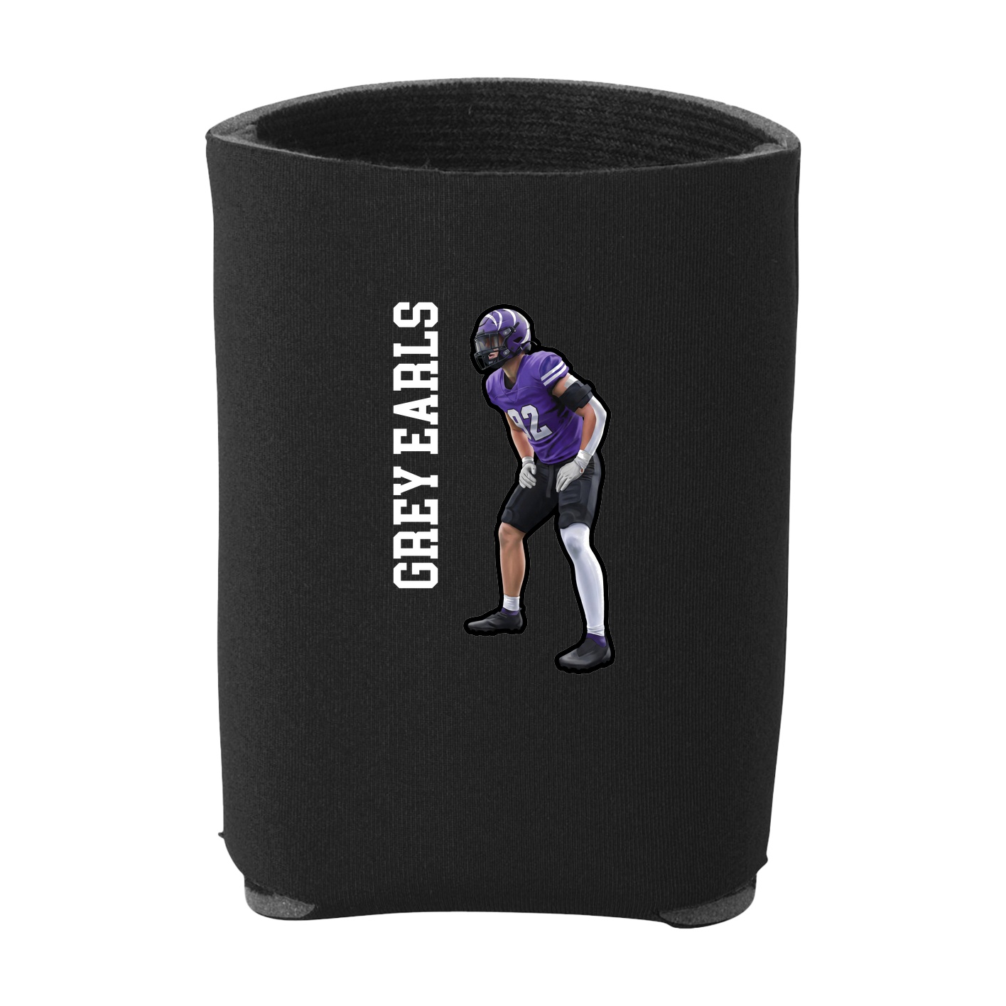 Can Holder — Name Vertical in Black