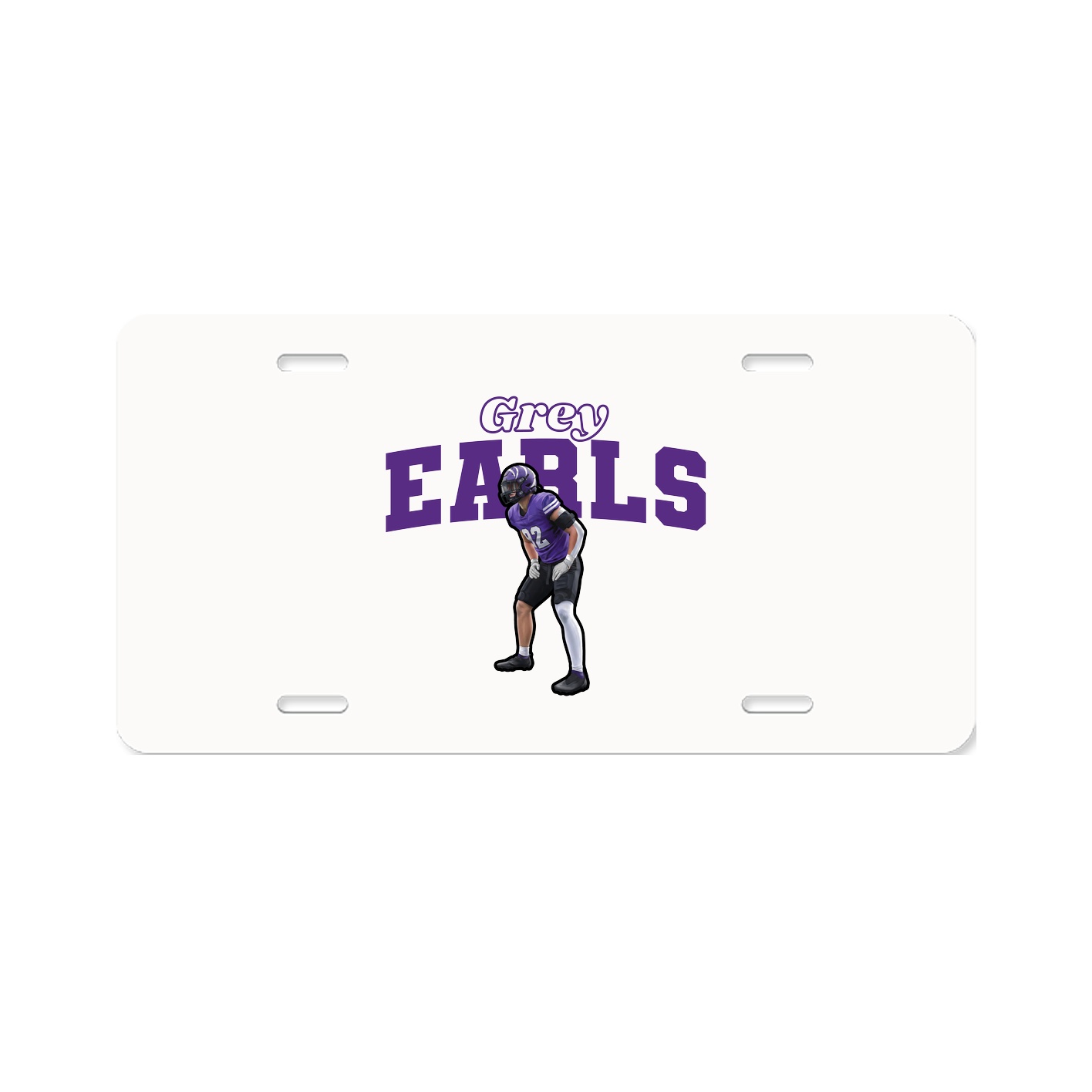 License Plate — Name Arch in Classic