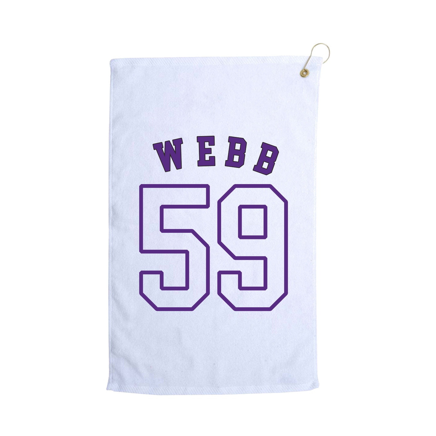 Golf Towel — Shirsey Arch in White
