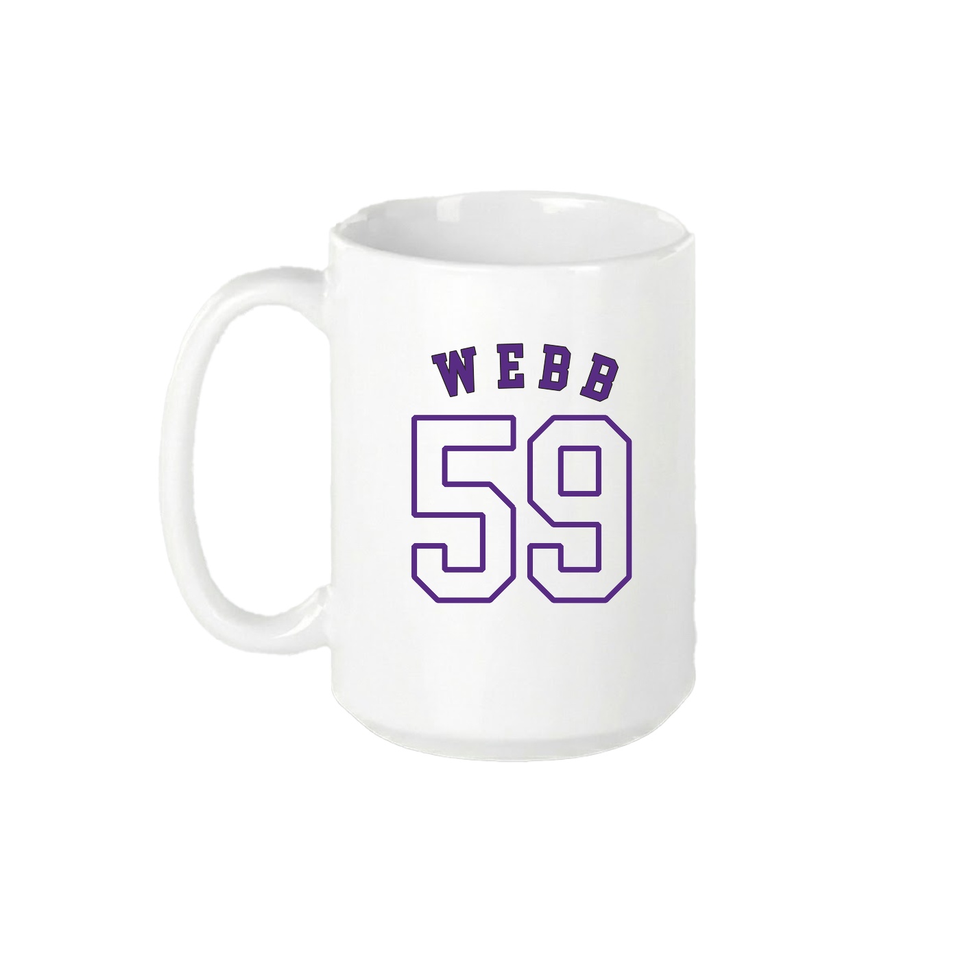 15oz Coffee Mug — Shirsey Arch in White