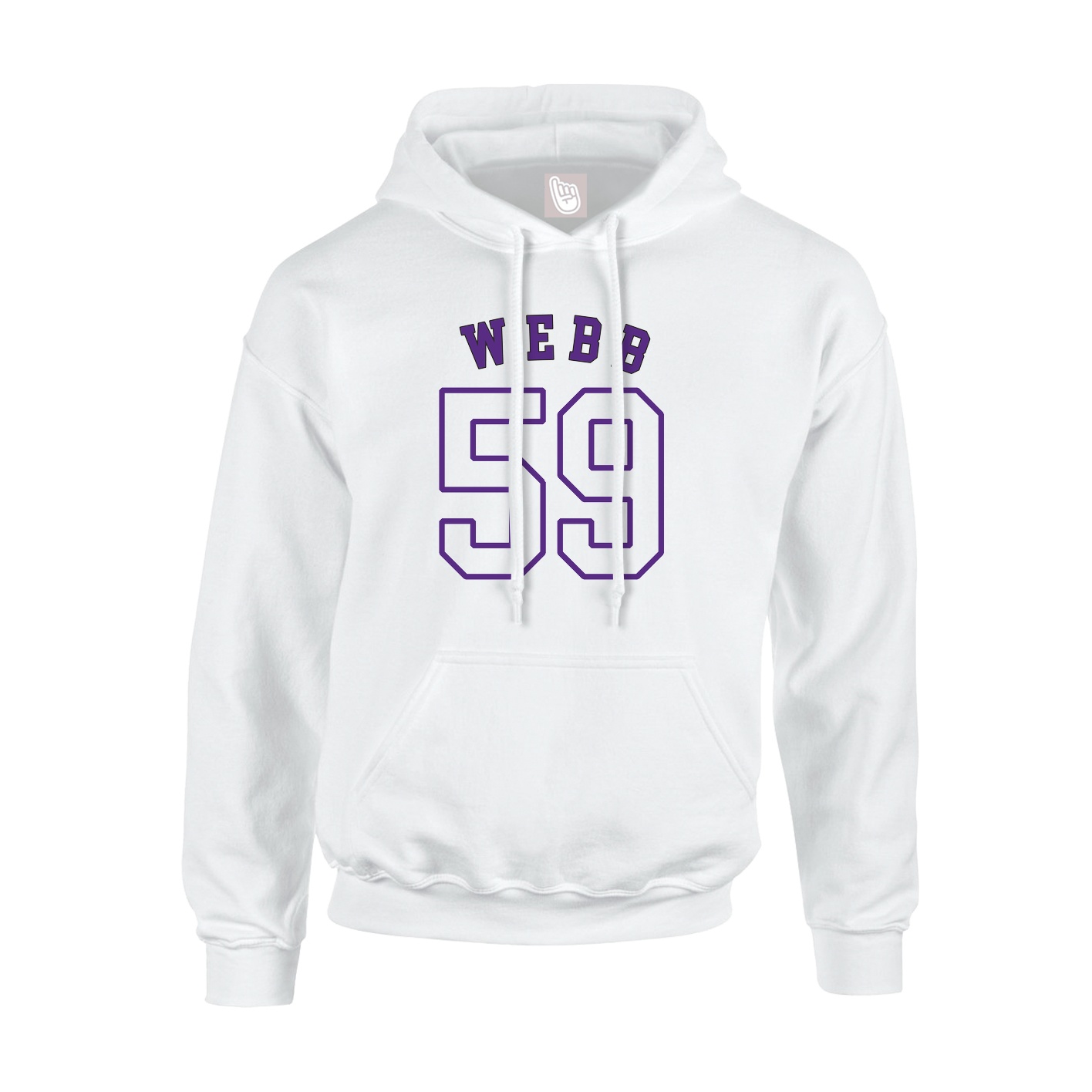 Hoodie — Shirsey Arch in White