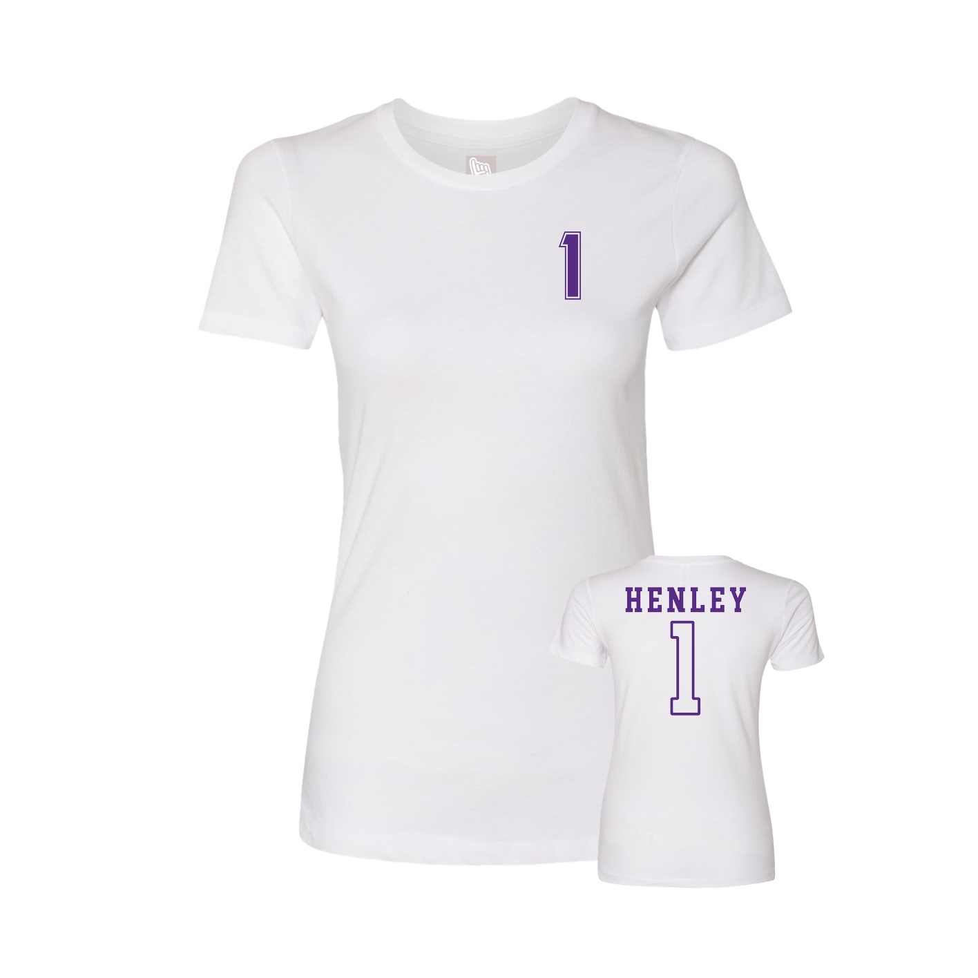 Womens Tee — Chest Back in White