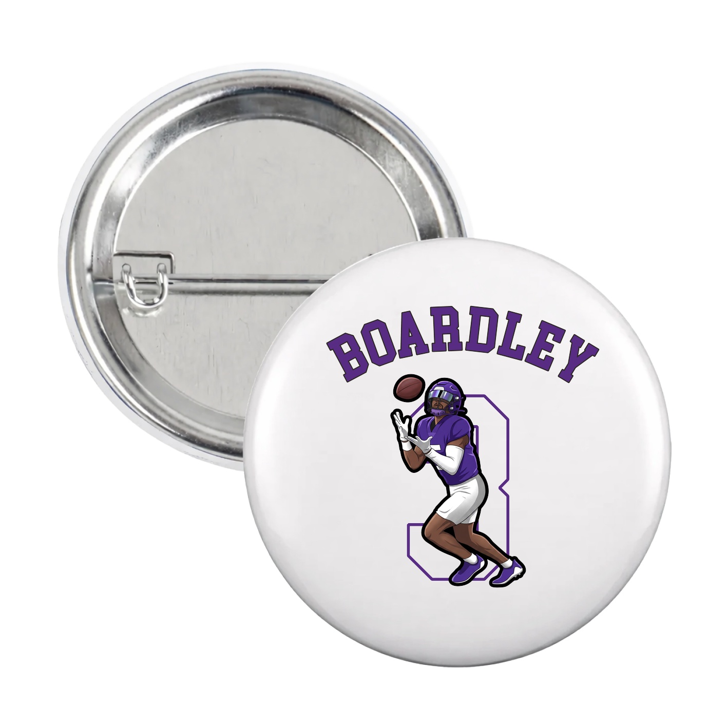 Game Day Button — Shirsey Arch in White