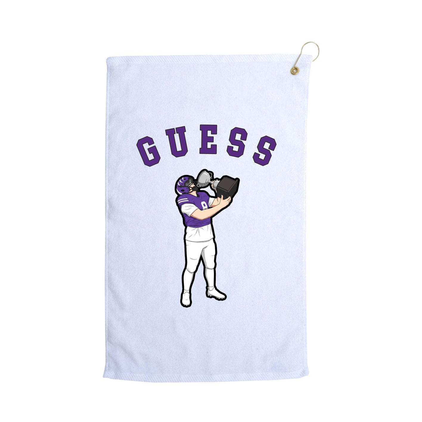 Golf Towel — Shirsey Arch in White