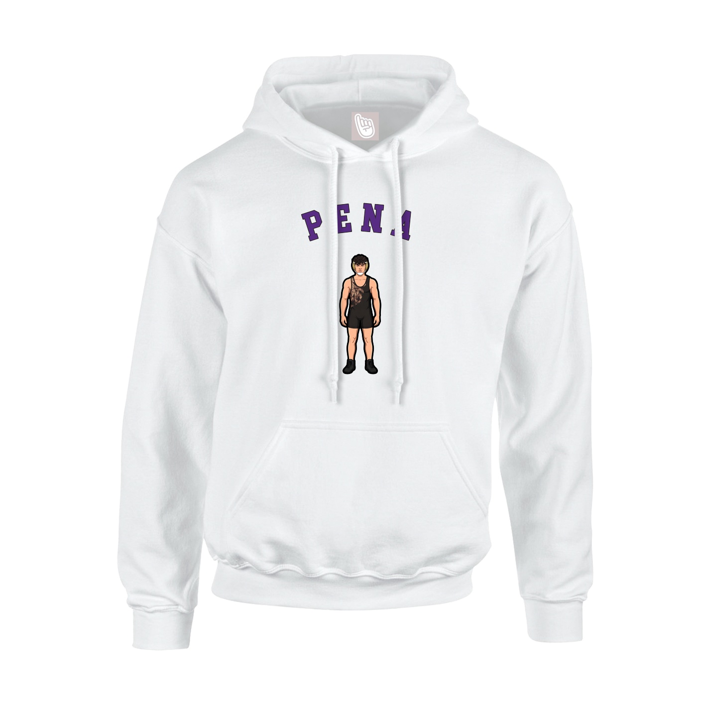Hoodie — Shirsey Arch in White
